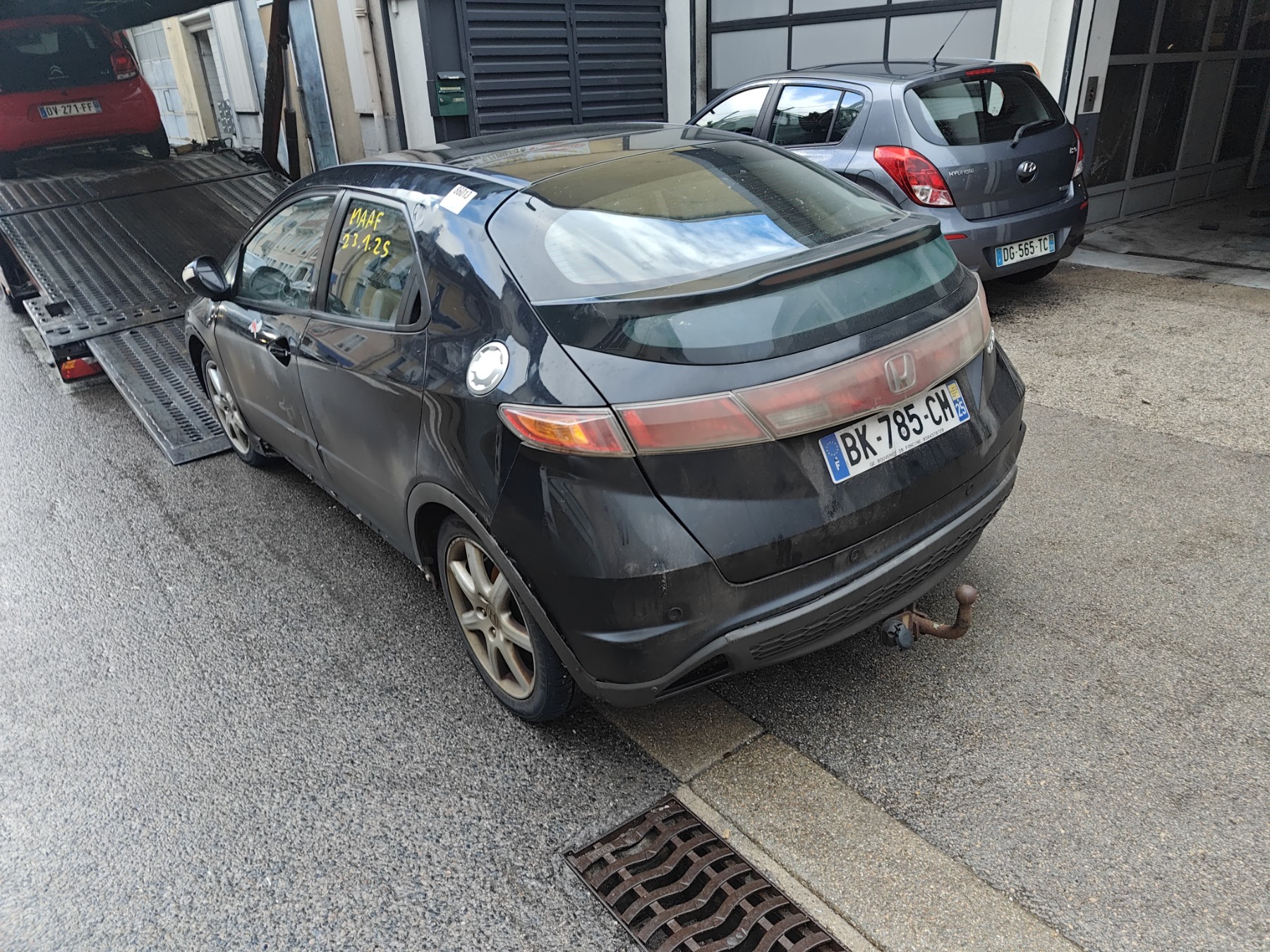 Commande chauffage pour HONDA CIVIC 8 PHASE 1 Commande chauffage pour HONDA CIVIC 8 PHASE 1