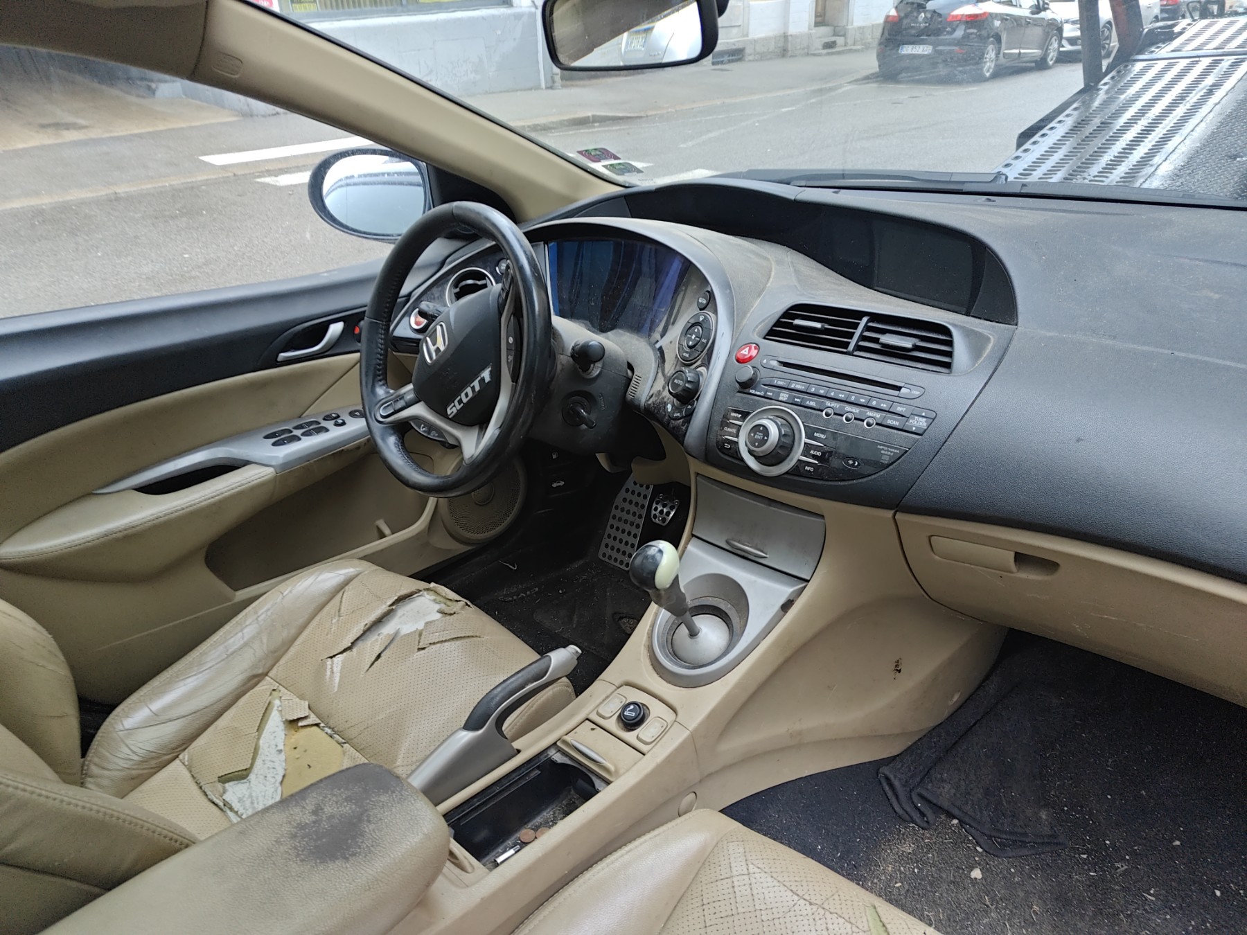 Commande chauffage pour HONDA CIVIC 8 PHASE 1 Commande chauffage pour HONDA CIVIC 8 PHASE 1