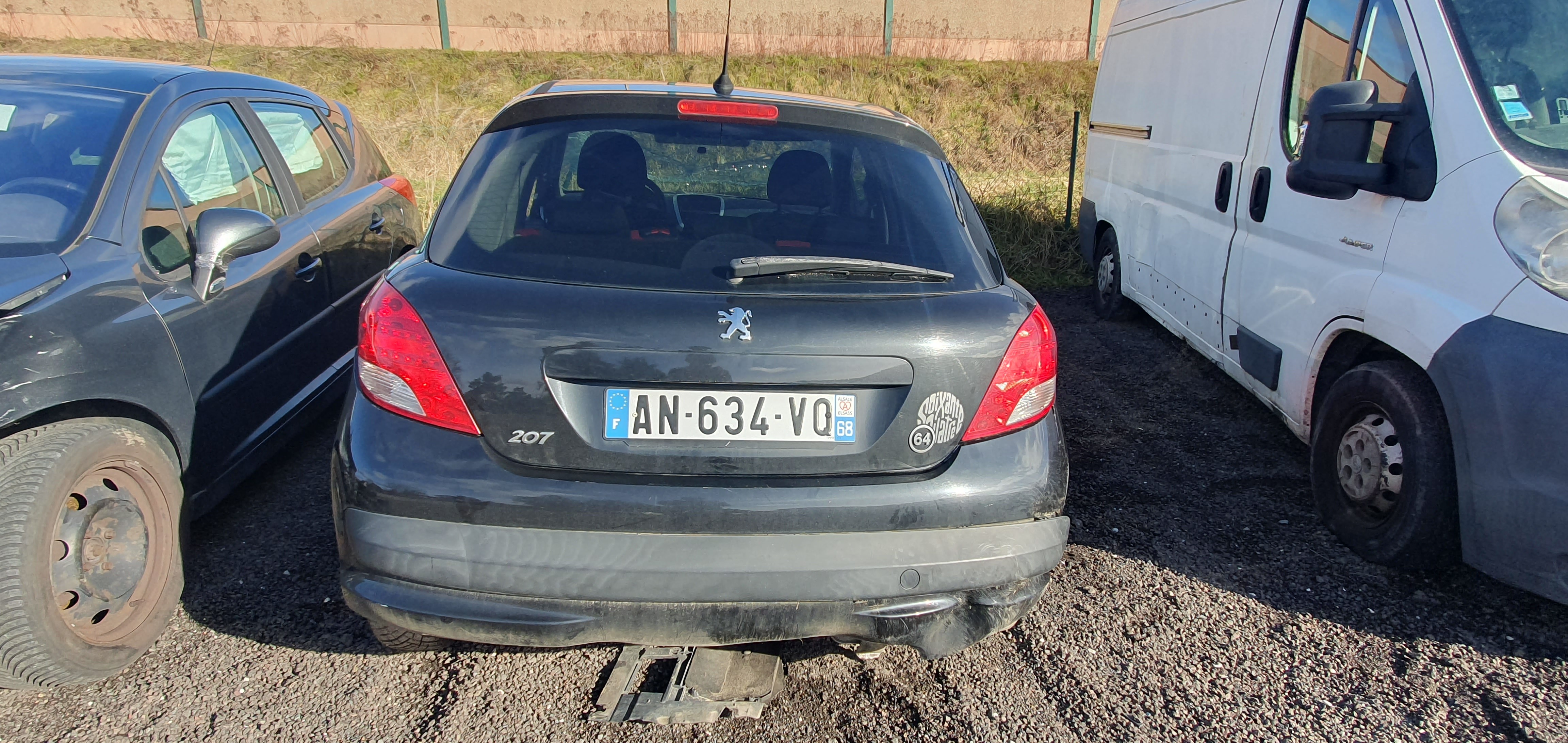 Ceinture arriere droit pour PEUGEOT 207 PHASE 2 Ceinture arriere droit pour PEUGEOT 207 PHASE 2