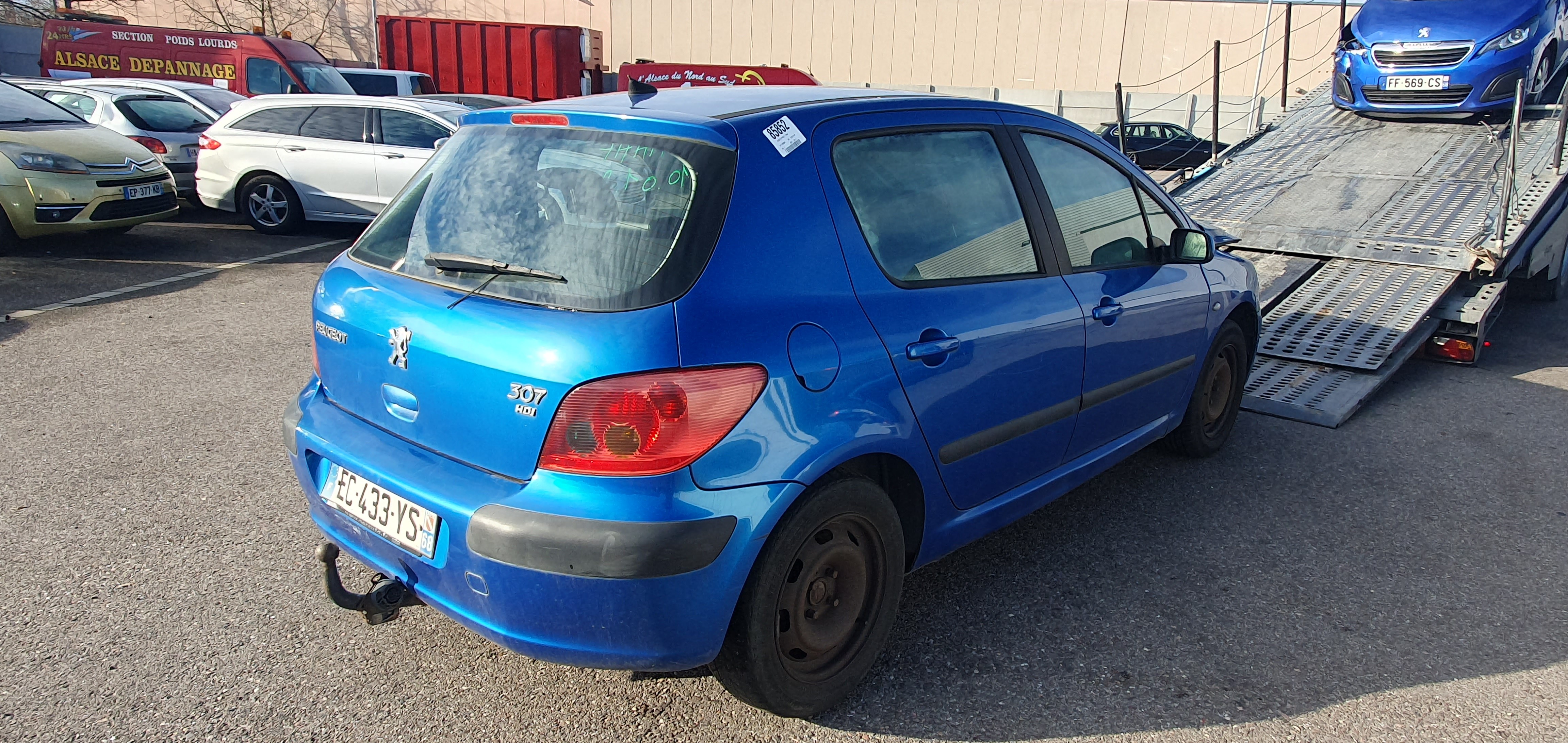 Appui tete avant pour PEUGEOT 307 PHASE 1 Appui tete avant pour PEUGEOT 307 PHASE 1