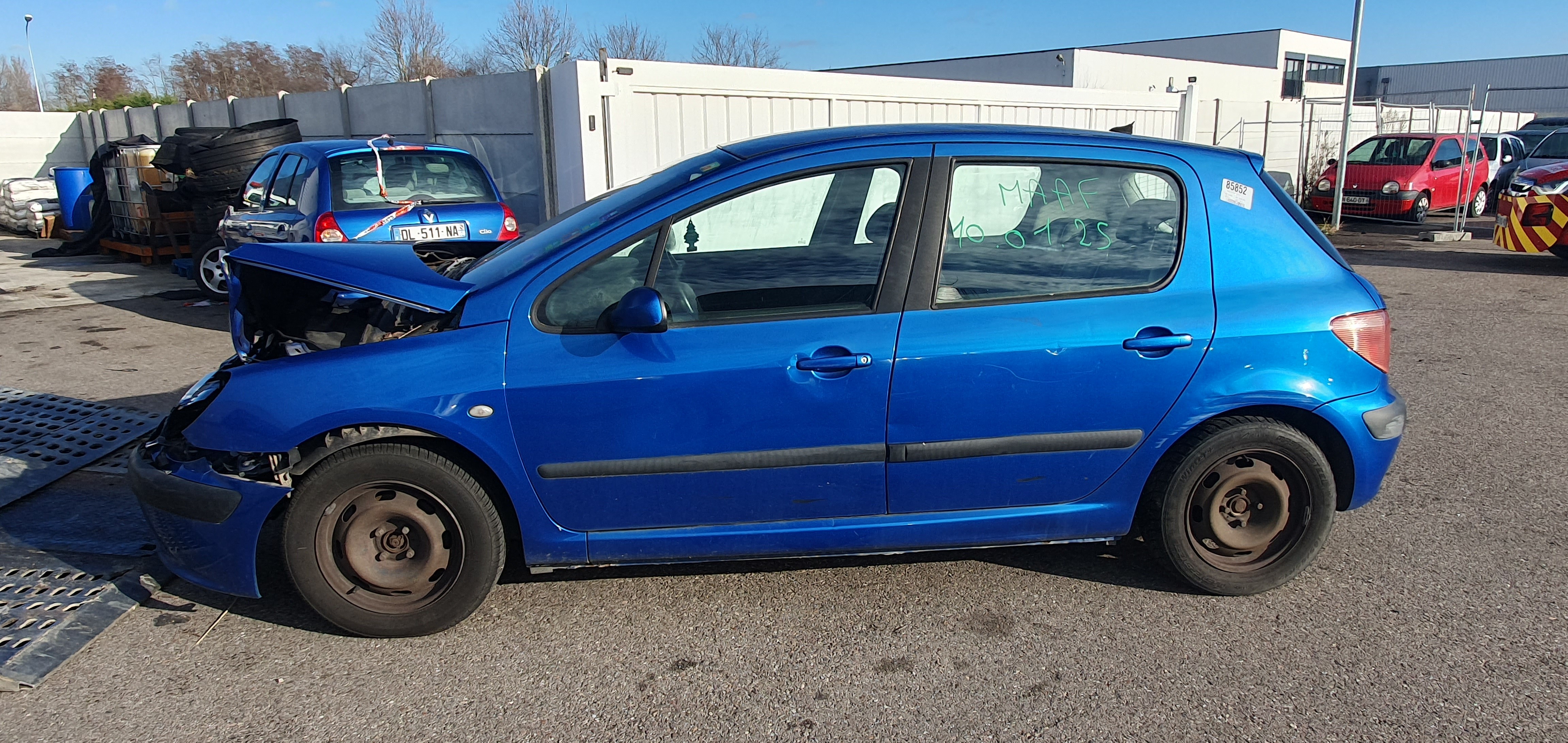 Appui tete avant pour PEUGEOT 307 PHASE 1 Appui tete avant pour PEUGEOT 307 PHASE 1