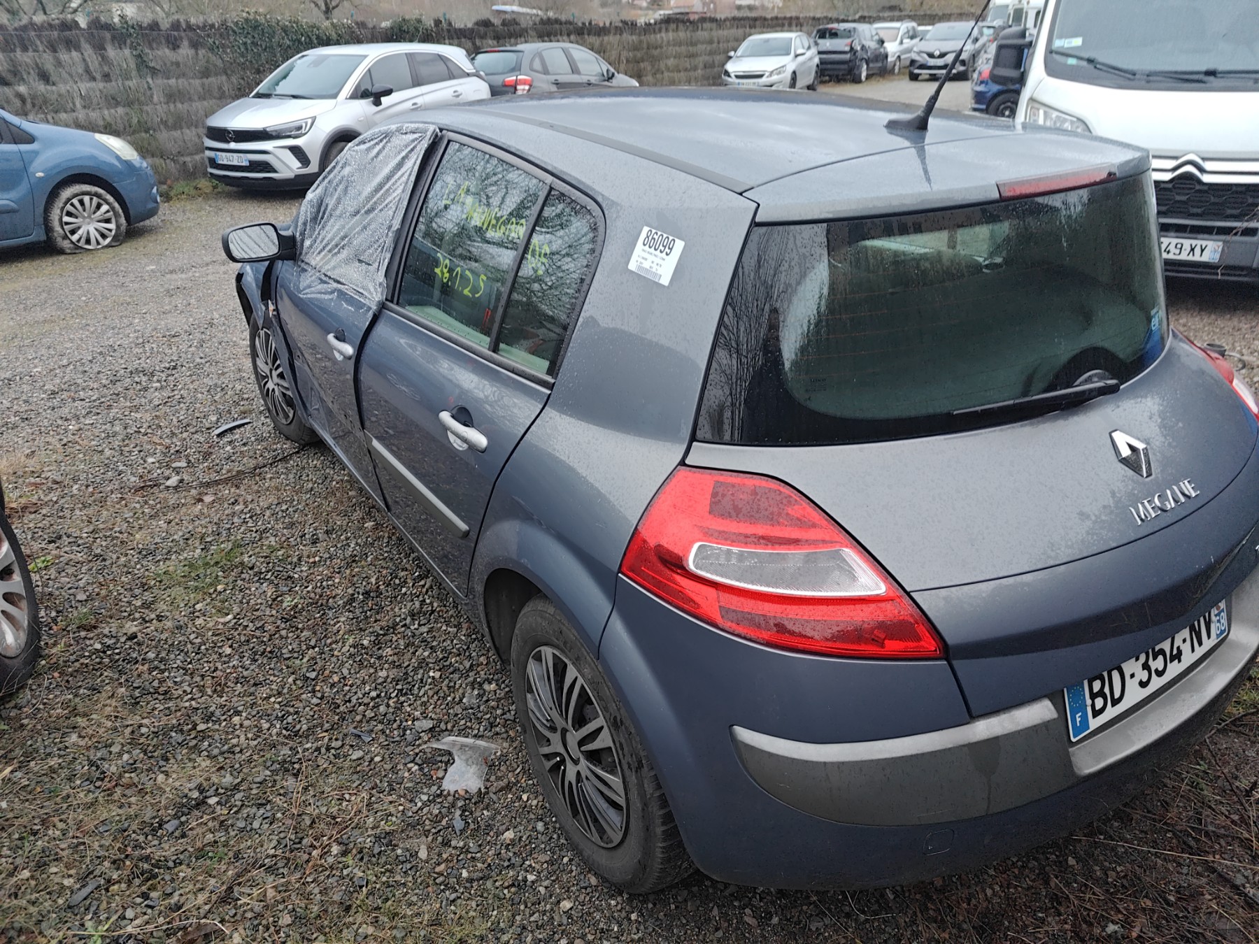 Retroviseur gauche pour RENAULT MEGANE 2 PHASE 2 Retroviseur gauche pour RENAULT MEGANE 2 PHASE 2