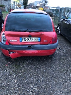 Cache Feu De Plaque D'immatriculation Pour Renault Clio 2 Phase 1 (1999) - Occasion Transparent