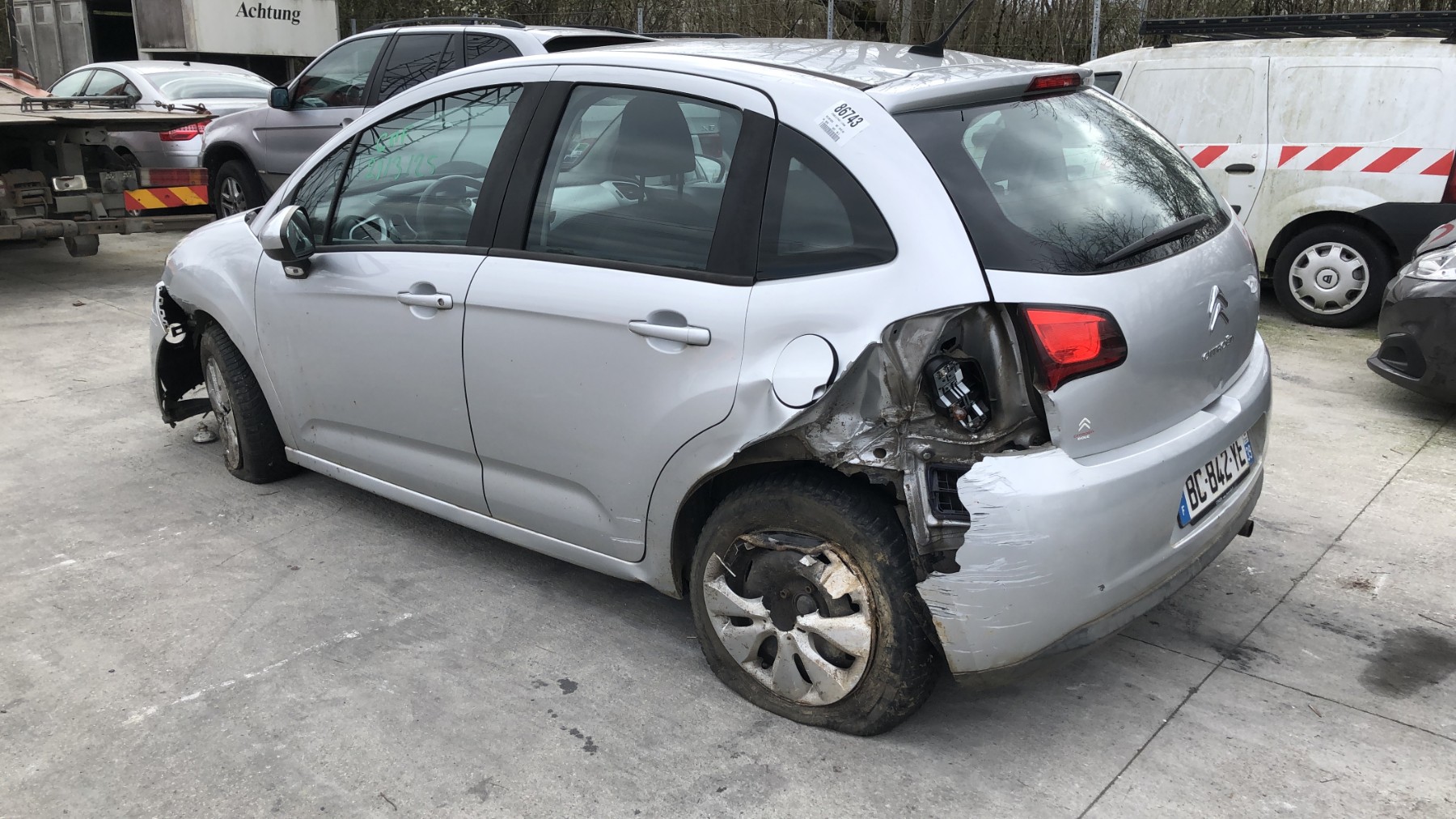 Ceinture arriere gauche pour CITROEN C3 2 PHASE 1 Ceinture arriere gauche pour CITROEN C3 2 PHASE 1