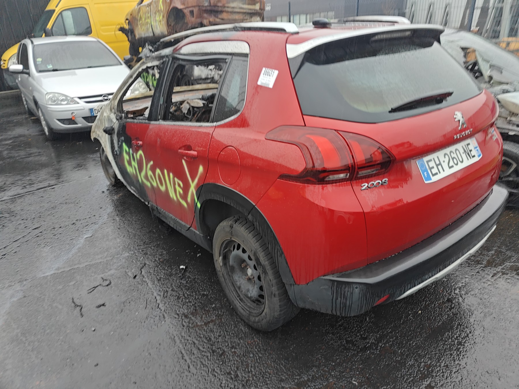 Feu arriere secondaire gauche (feux) pour PEUGEOT 2008 Feu arriere secondaire gauche (feux) pour PEUGEOT 2008