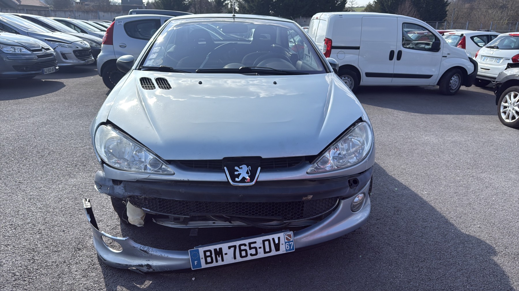 Optique avant principal gauche (feux)(phare) pour PEUGEOT 206 PHASE 1 CABRIOLET Optique avant principal gauche (feux)(phare) pour PEUGEOT 206 PHASE 1 CABRIOLET
