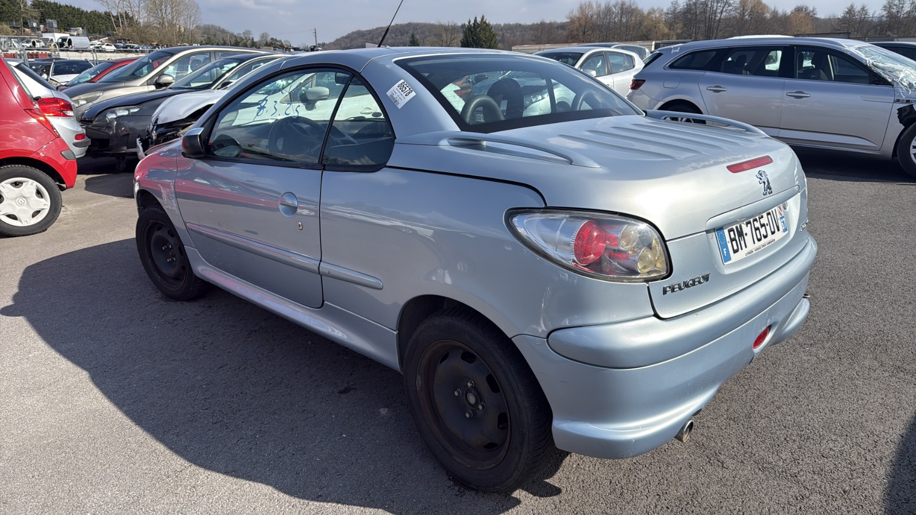 Optique avant principal gauche (feux)(phare) pour PEUGEOT 206 PHASE 1 CABRIOLET Optique avant principal gauche (feux)(phare) pour PEUGEOT 206 PHASE 1 CABRIOLET