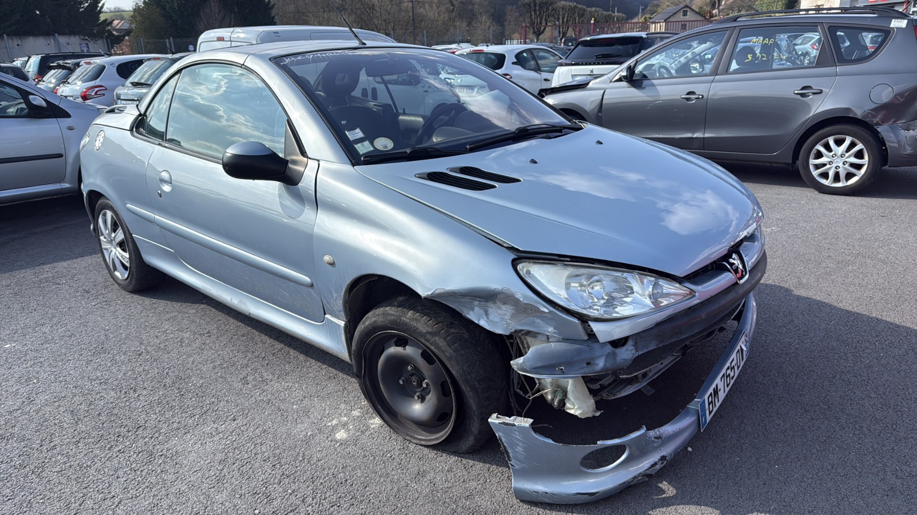 Optique avant principal gauche (feux)(phare) pour PEUGEOT 206 PHASE 1 CABRIOLET Optique avant principal gauche (feux)(phare) pour PEUGEOT 206 PHASE 1 CABRIOLET