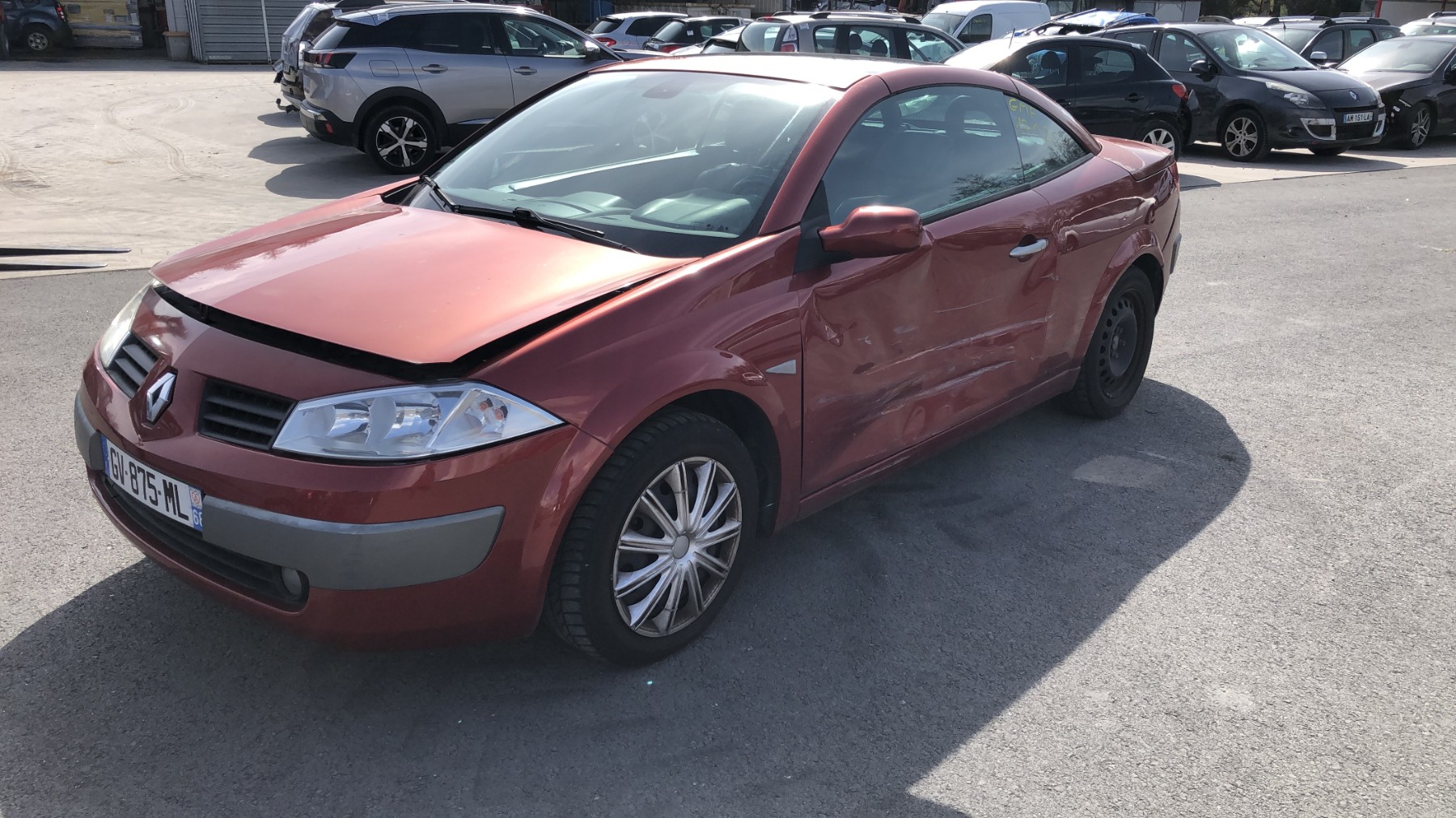 Renfort pare choc arriere (traverse) pour RENAULT MEGANE 2 PHASE 1 CABRIOLET Renfort pare choc arriere (traverse) pour RENAULT MEGANE 2 PHASE 1 CABRIOLET