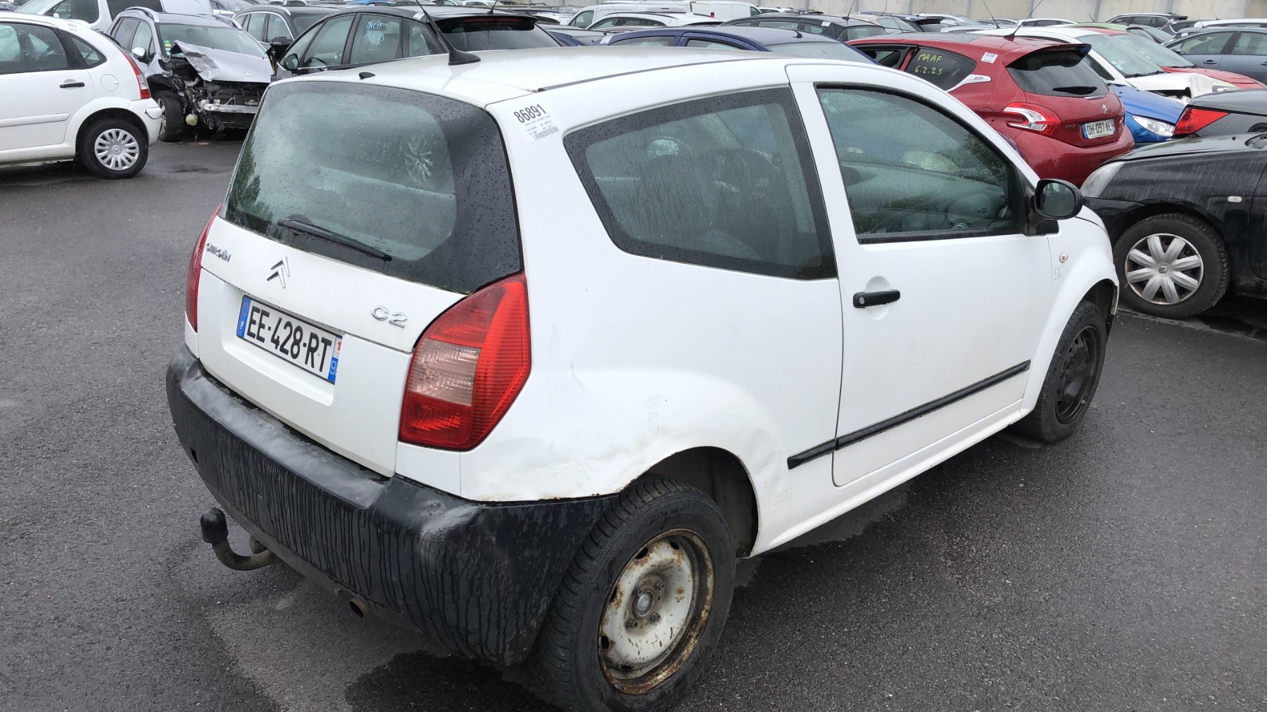 Optique avant principal droit (feux)(phare) pour CITROEN C2 PHASE 1 Optique avant principal droit (feux)(phare) pour CITROEN C2 PHASE 1