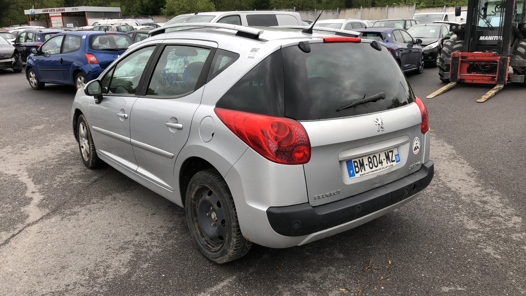 Pare choc arriere pour PEUGEOT 207 PHASE 2 BREAK Pare choc arriere pour PEUGEOT 207 PHASE 2 BREAK