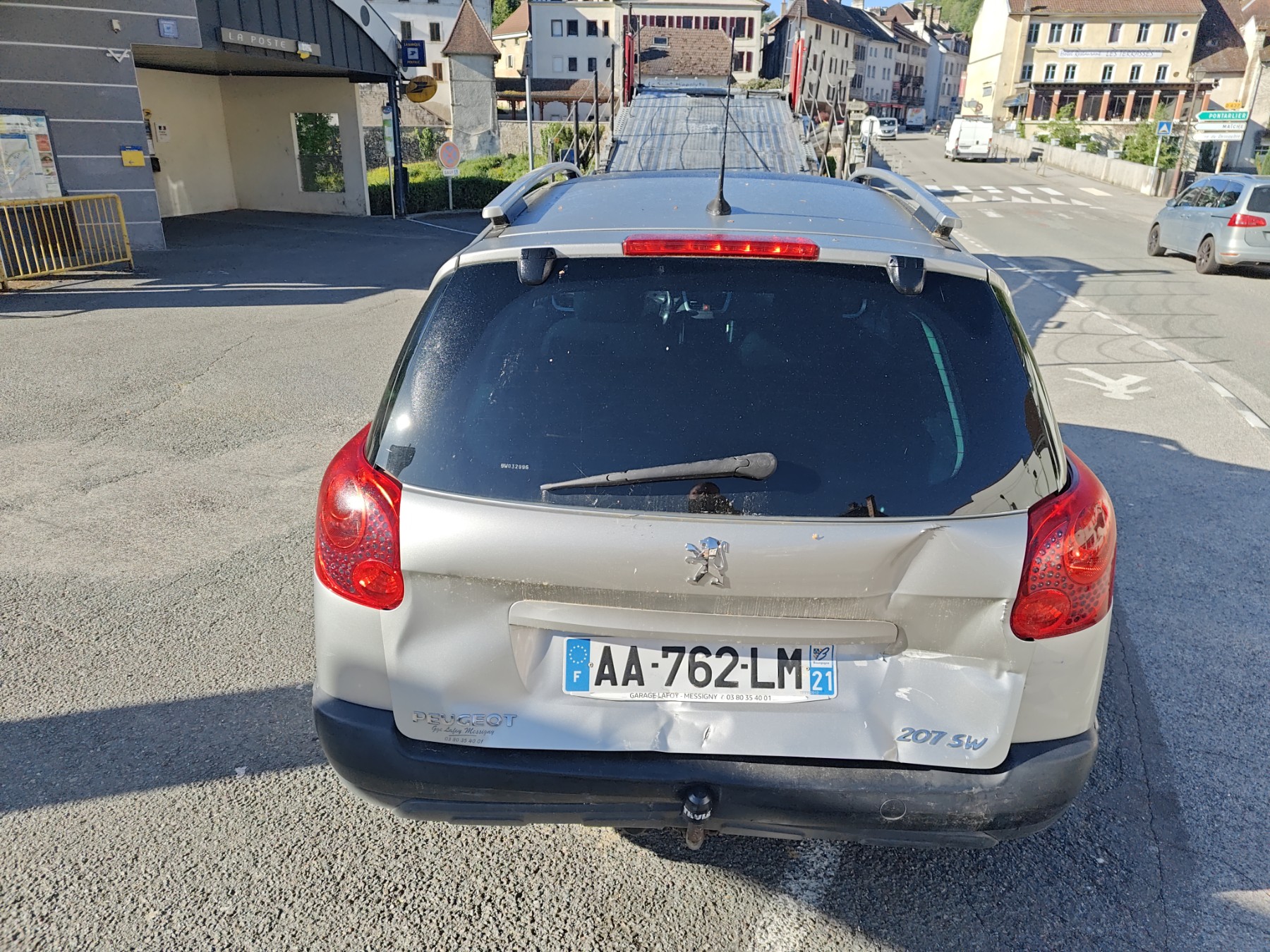Extension d'aile arriere gauche pour PEUGEOT 207 PHASE 1 BREAK Extension d'aile arriere gauche pour PEUGEOT 207 PHASE 1 BREAK