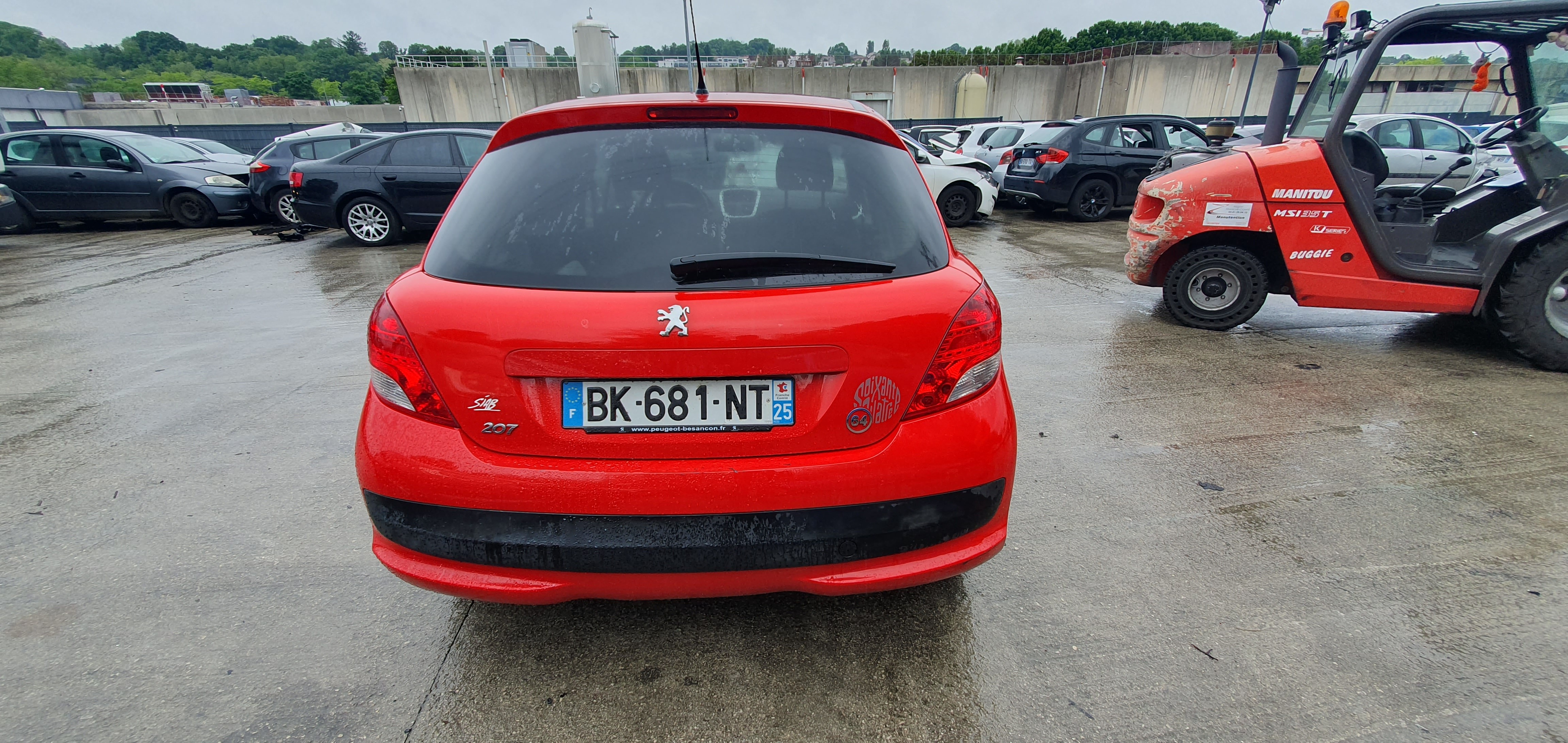 Ceinture arriere droit pour PEUGEOT 207 PHASE 2 Ceinture arriere droit pour PEUGEOT 207 PHASE 2