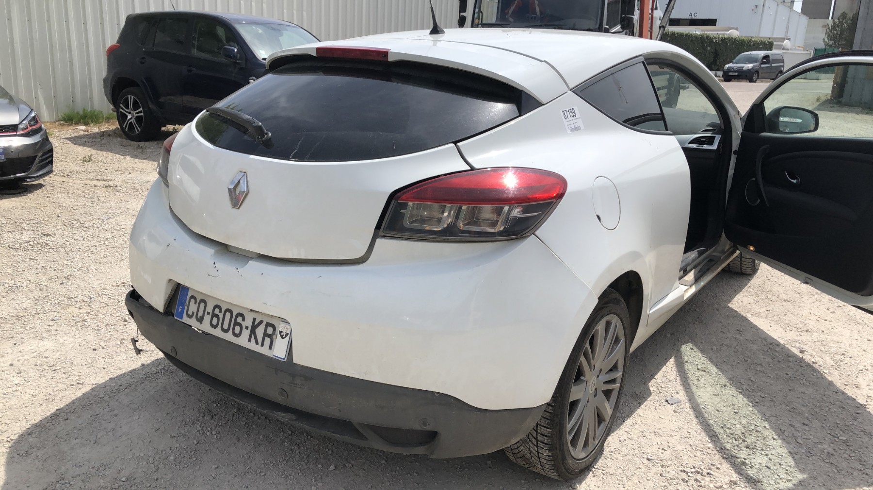 Feu arriere principal droit (feux) pour RENAULT MEGANE 3 PHASE 1 COUPE Feu arriere principal droit (feux) pour RENAULT MEGANE 3 PHASE 1 COUPE