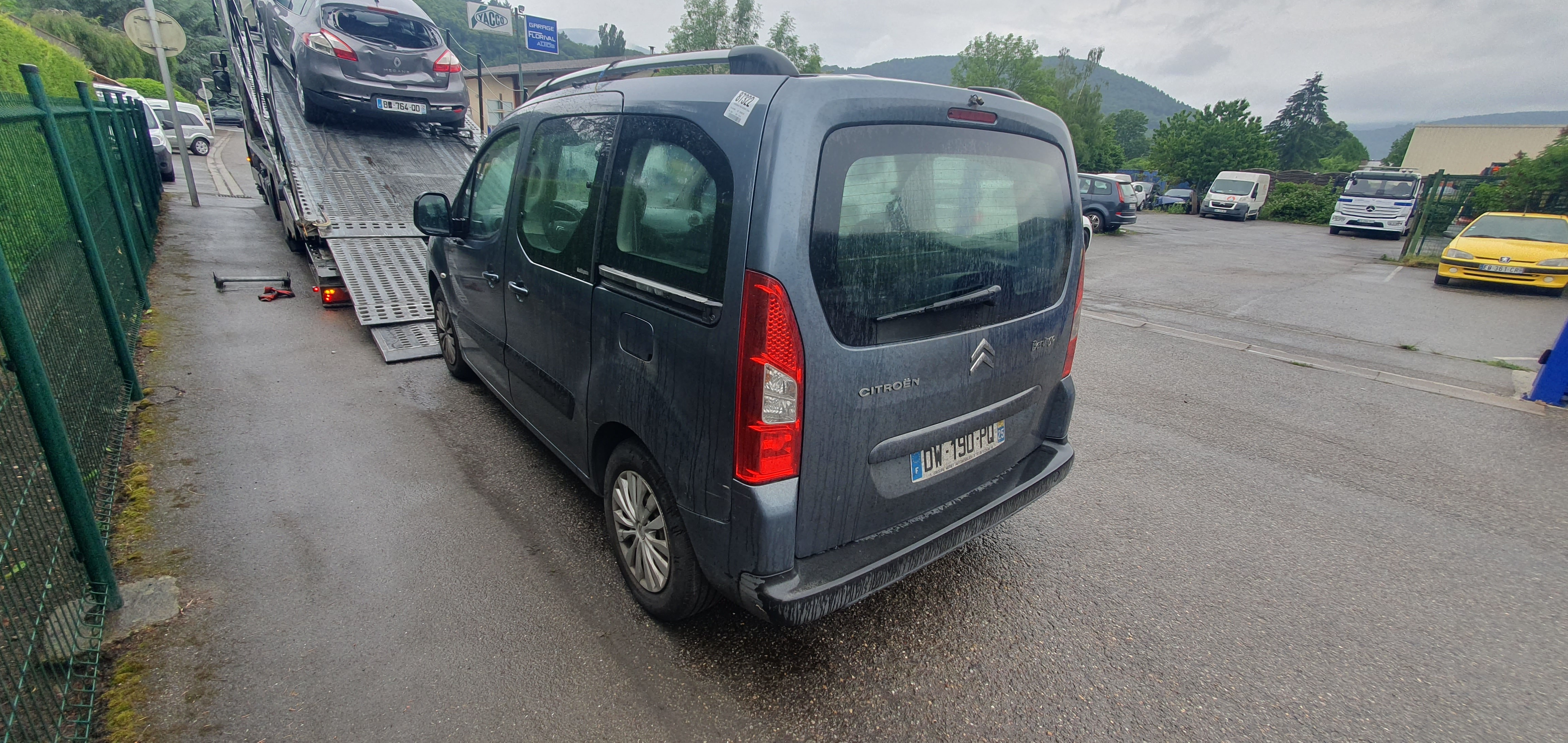 Porte arriere droit pour CITROEN BERLINGO 2 PHASE 1 Porte arriere droit pour CITROEN BERLINGO 2 PHASE 1