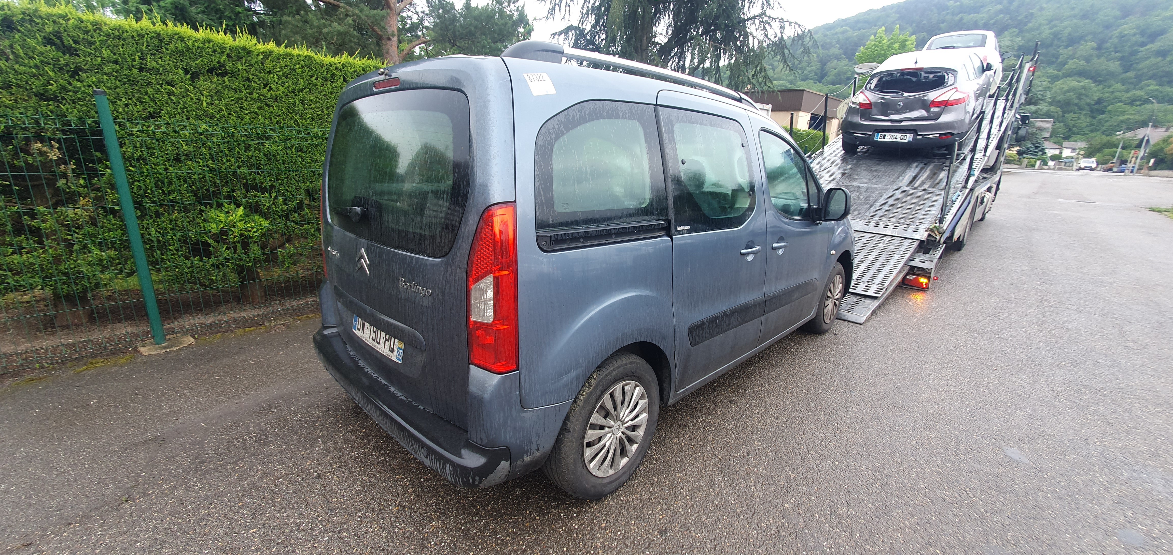 Porte arriere droit pour CITROEN BERLINGO 2 PHASE 1 Porte arriere droit pour CITROEN BERLINGO 2 PHASE 1