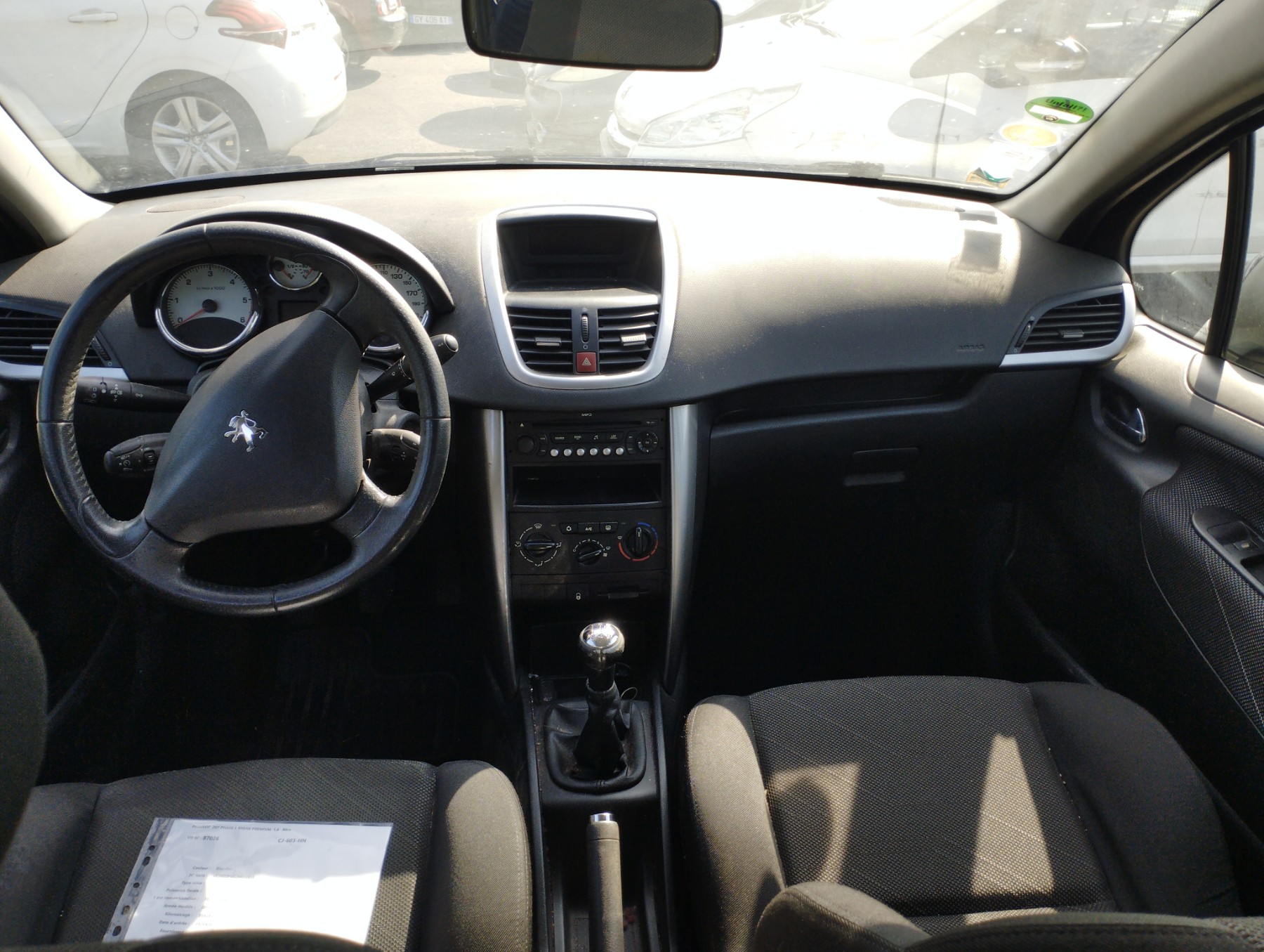 Pare choc arriere pour PEUGEOT 207 PHASE 1 BREAK Pare choc arriere pour PEUGEOT 207 PHASE 1 BREAK
