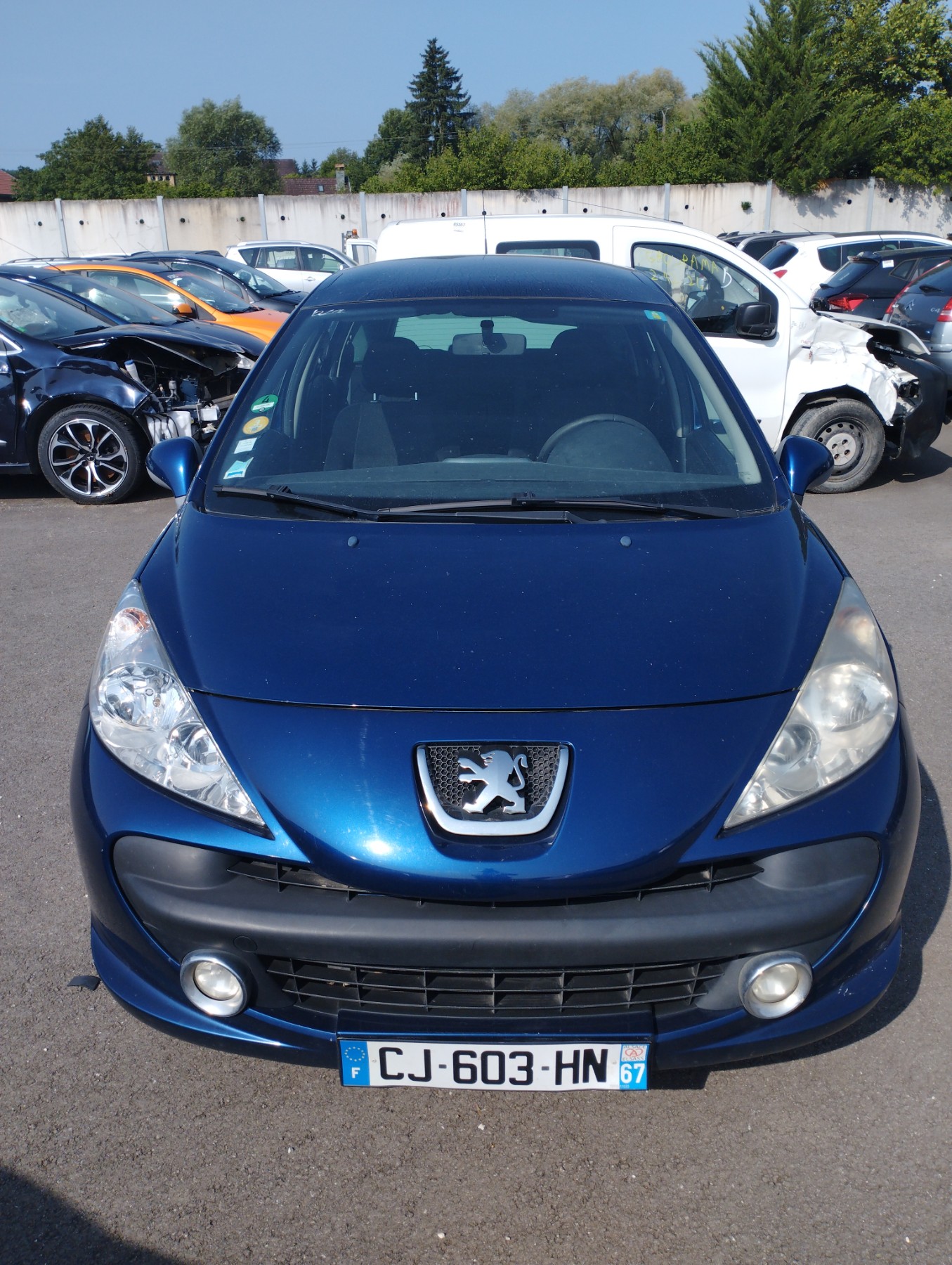Pare choc arriere pour PEUGEOT 207 PHASE 1 BREAK Pare choc arriere pour PEUGEOT 207 PHASE 1 BREAK