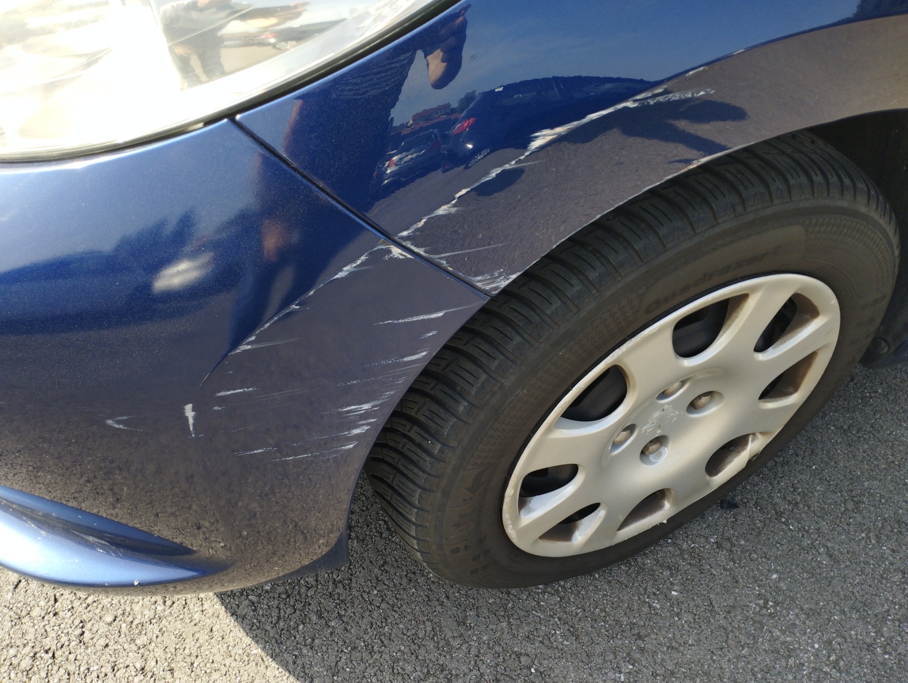 Pare choc arriere pour PEUGEOT 207 PHASE 1 BREAK Pare choc arriere pour PEUGEOT 207 PHASE 1 BREAK