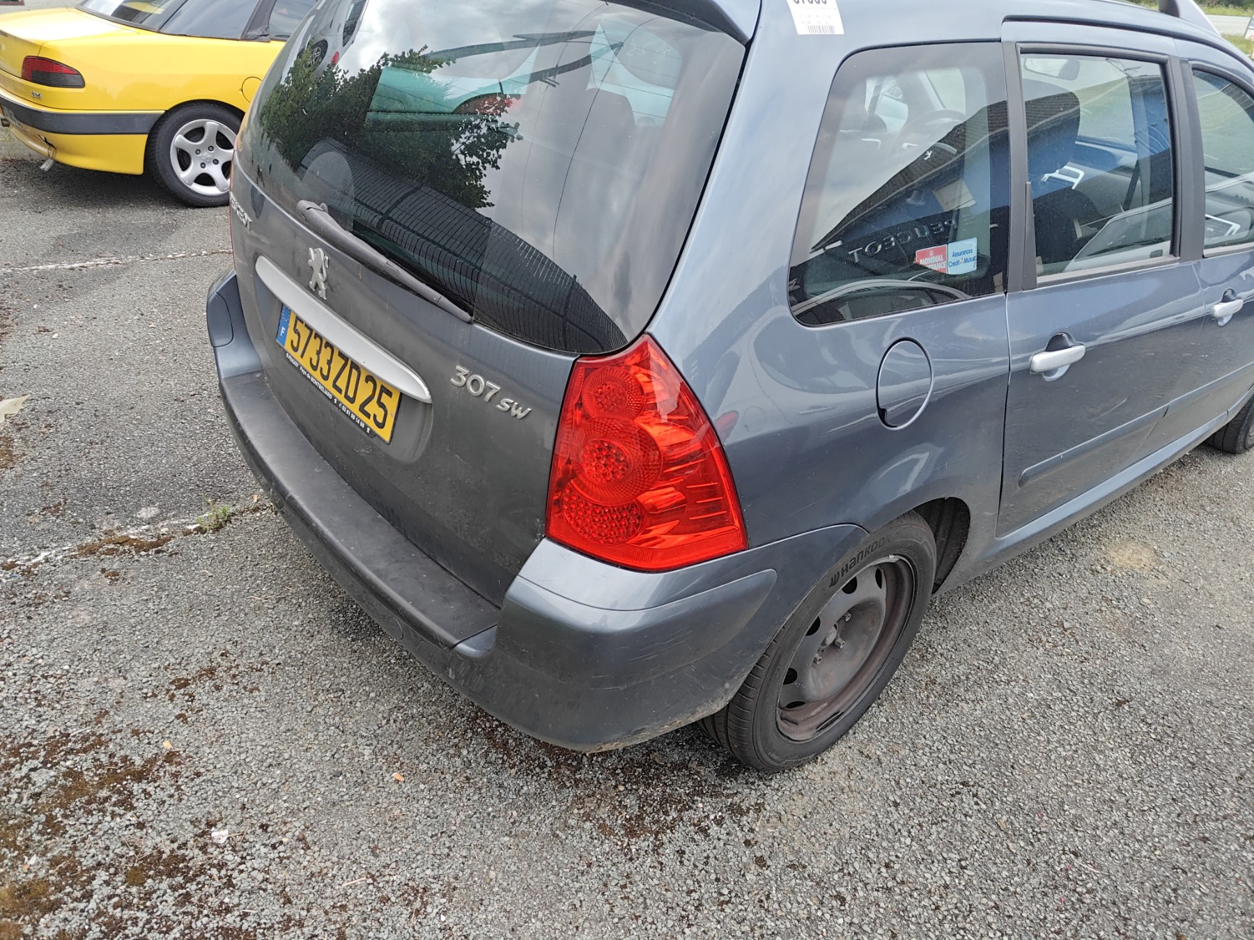 Plage arriere pour PEUGEOT 307 PHASE 1 Plage arriere pour PEUGEOT 307 PHASE 1