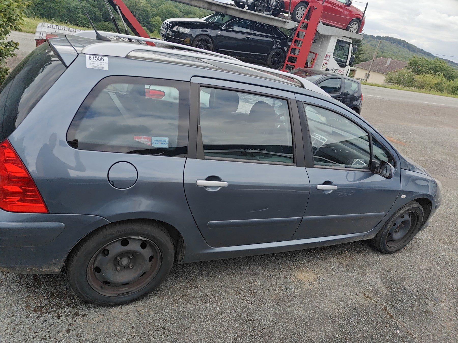 Plage arriere pour PEUGEOT 307 PHASE 1 Plage arriere pour PEUGEOT 307 PHASE 1