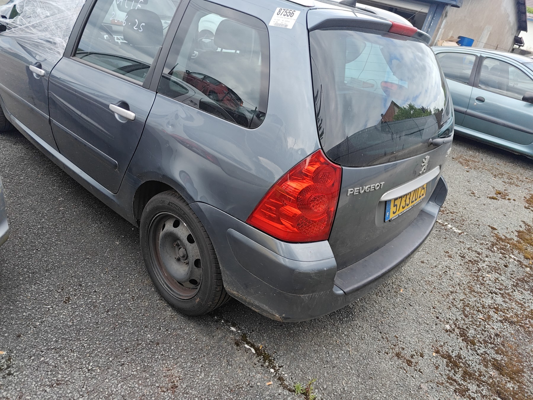 Plage arriere pour PEUGEOT 307 PHASE 1 Plage arriere pour PEUGEOT 307 PHASE 1