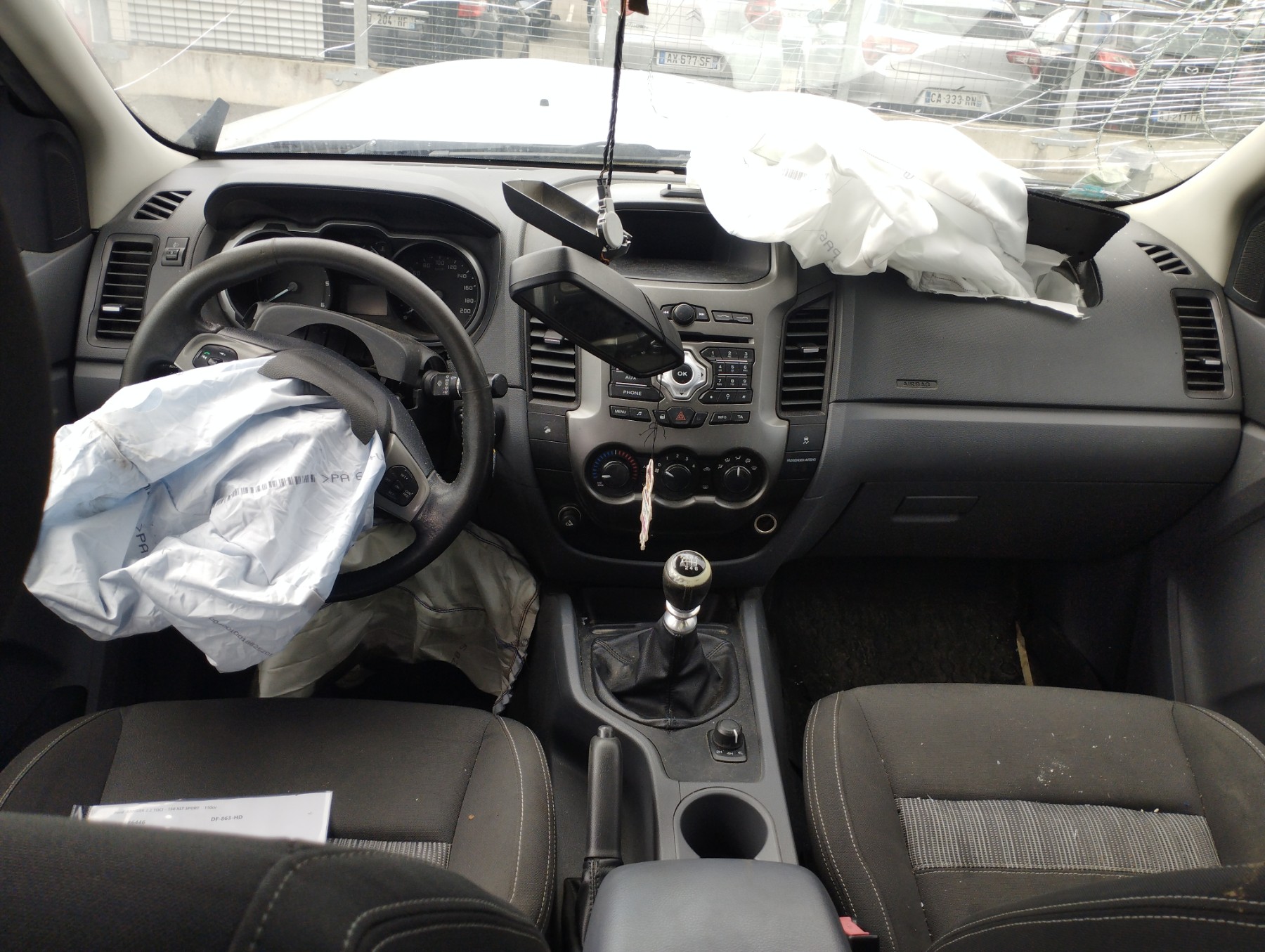 Baie de pare brise pour FORD RANGER 4 PHASE 1 Baie de pare brise pour FORD RANGER 4 PHASE 1