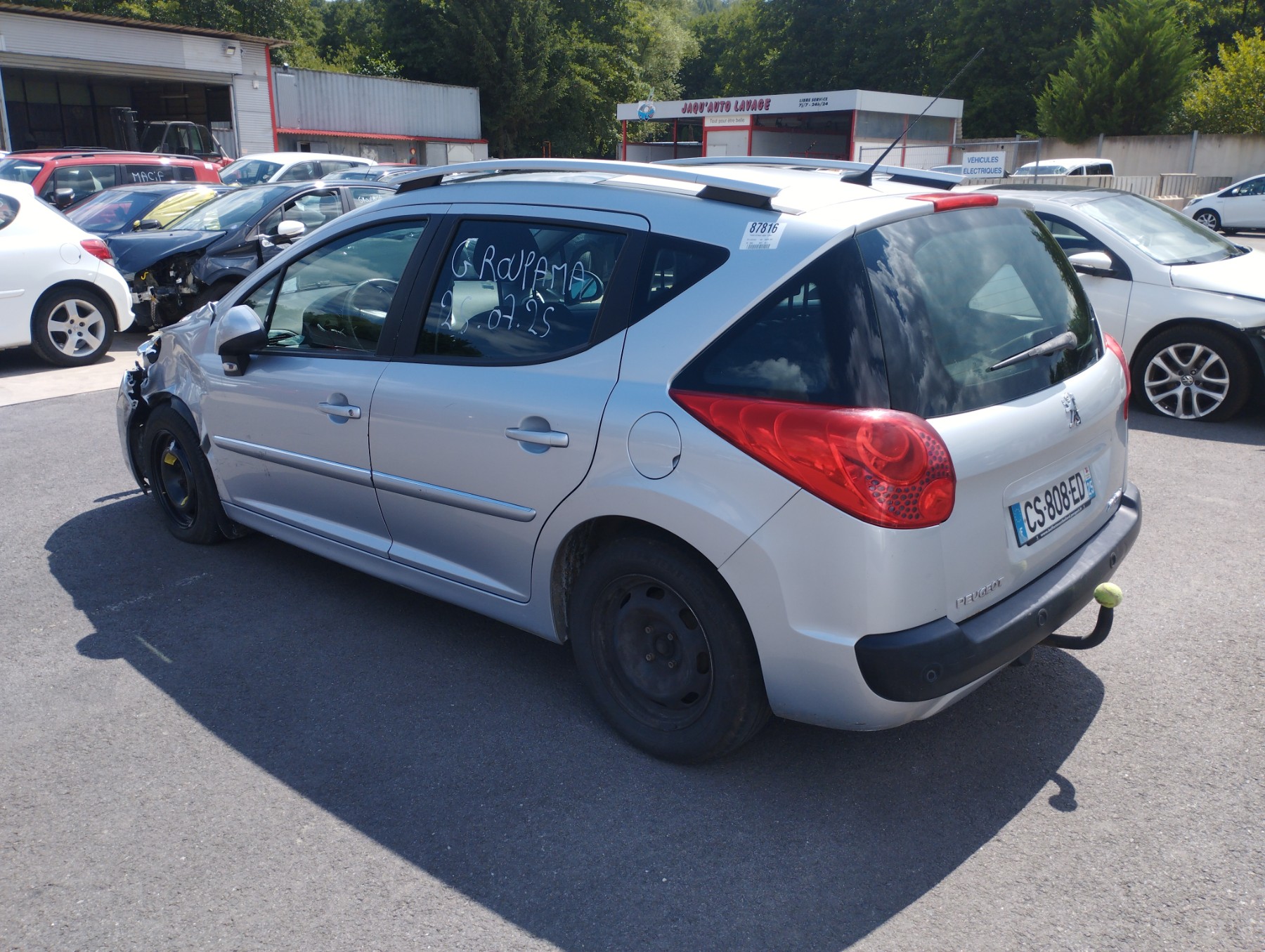 Retroviseur droit pour PEUGEOT 207 SW PHASE 1 Retroviseur droit pour PEUGEOT 207 SW PHASE 1