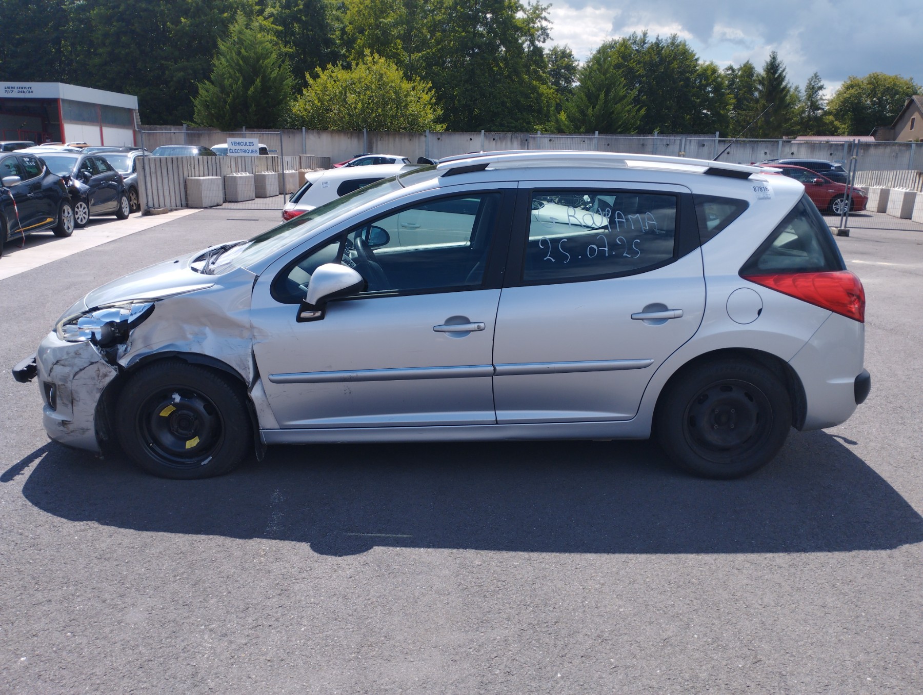 Retroviseur droit pour PEUGEOT 207 SW PHASE 1 Retroviseur droit pour PEUGEOT 207 SW PHASE 1