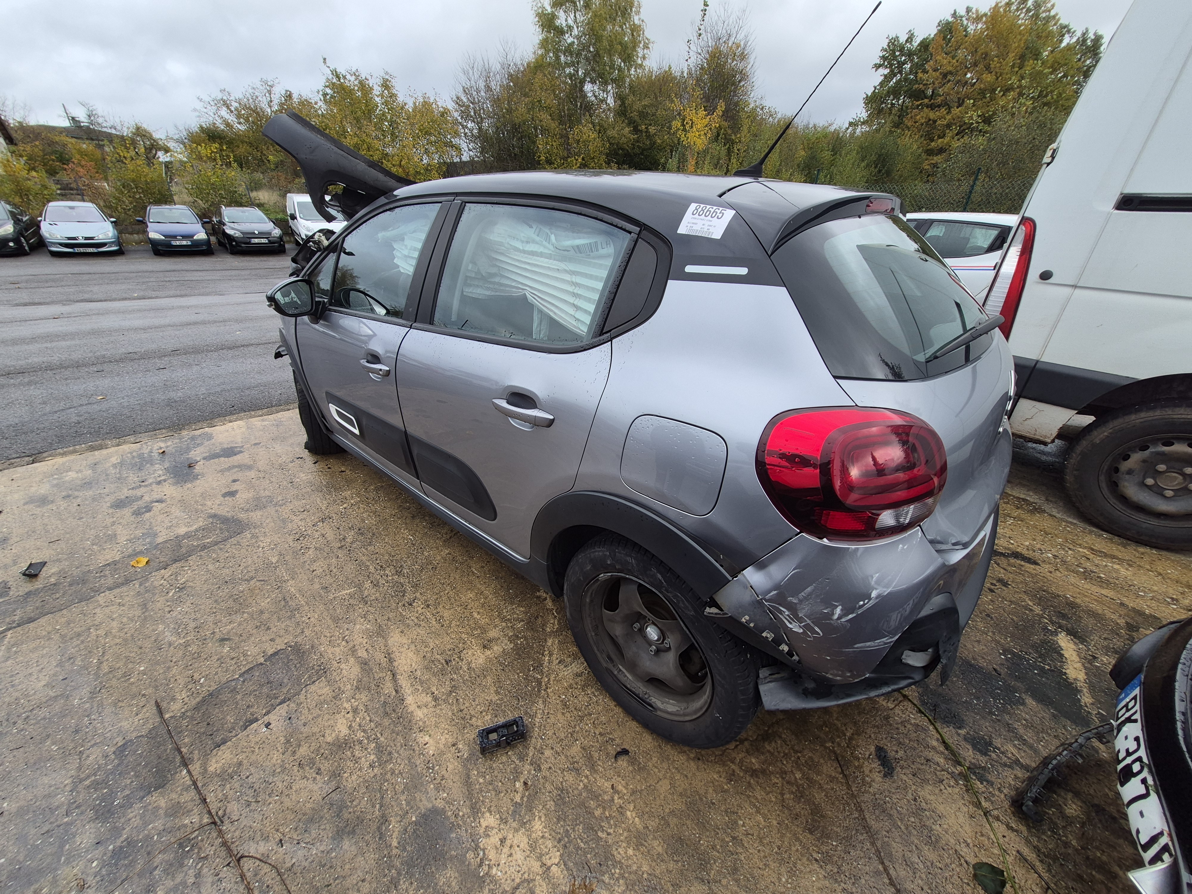 Extension d'aile arriere gauche pour CITROEN C3 3 PHASE 2 Extension d'aile arriere gauche pour CITROEN C3 3 PHASE 2