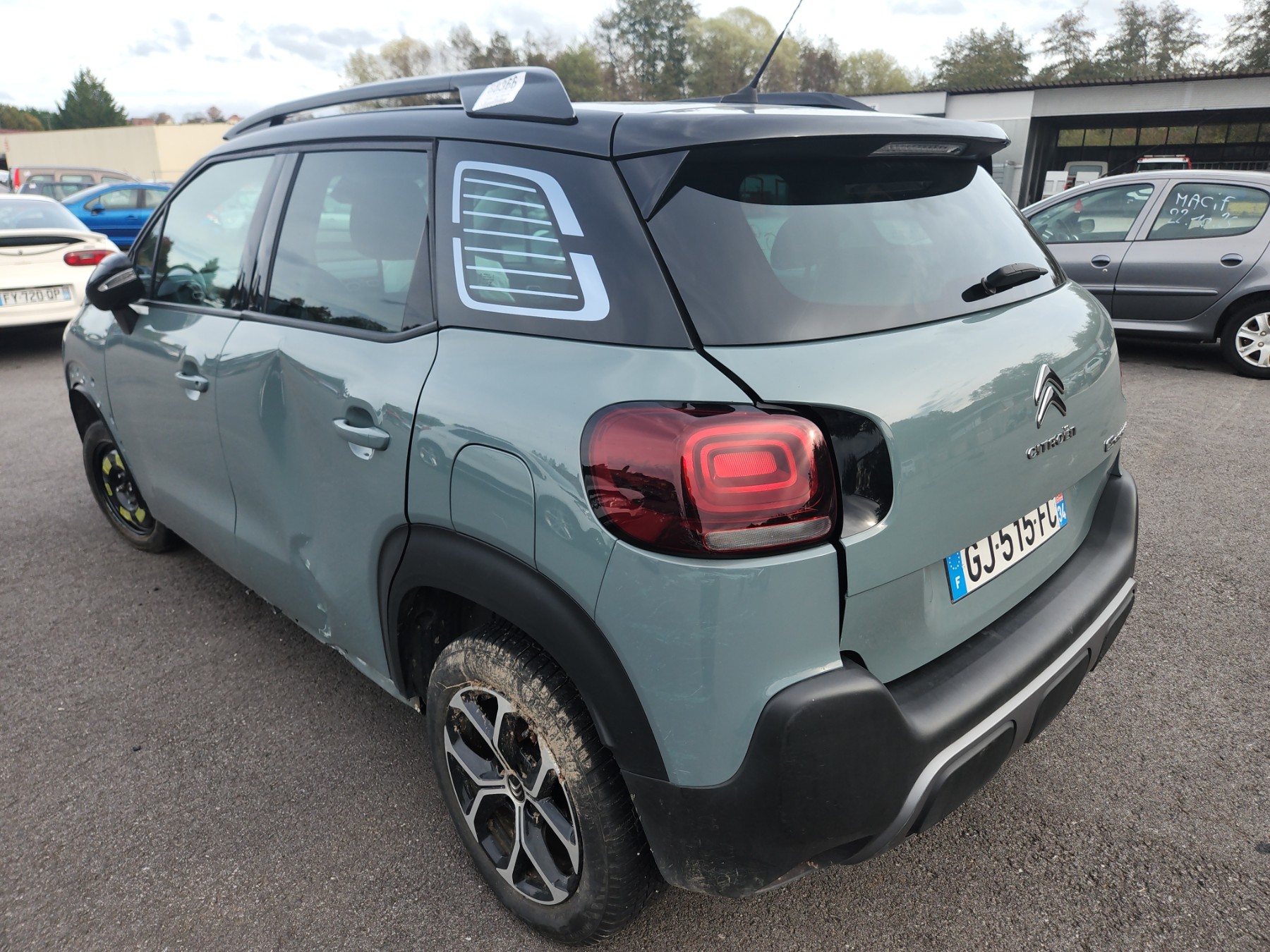 Extension d'aile arriere gauche pour CITROEN C3 AIRCROSS 1 PHASE 2 Extension d'aile arriere gauche pour CITROEN C3 AIRCROSS 1 PHASE 2