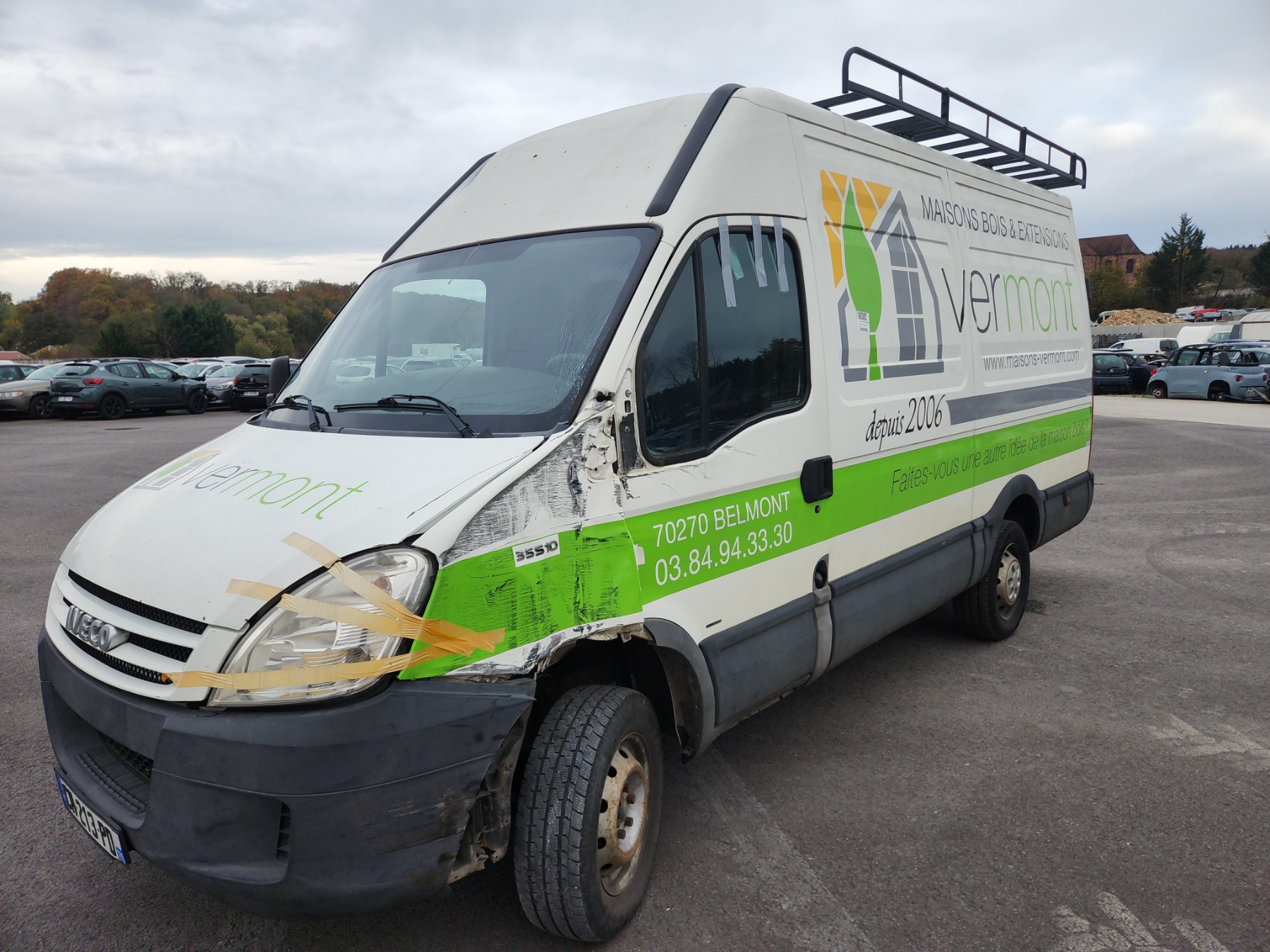 Crosse arriere gauche pour IVECO DAILY 4 PHASE 1 Crosse arriere gauche pour IVECO DAILY 4 PHASE 1
