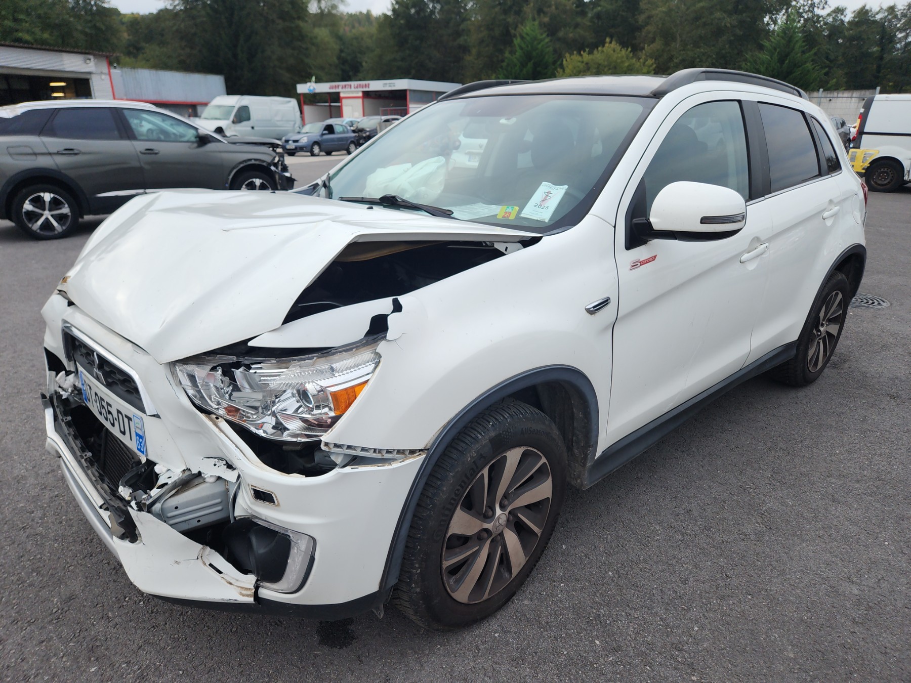 Extension d'aile arriere gauche pour MITSUBISHI ASX 1 PHASE 2 Extension d'aile arriere gauche pour MITSUBISHI ASX 1 PHASE 2