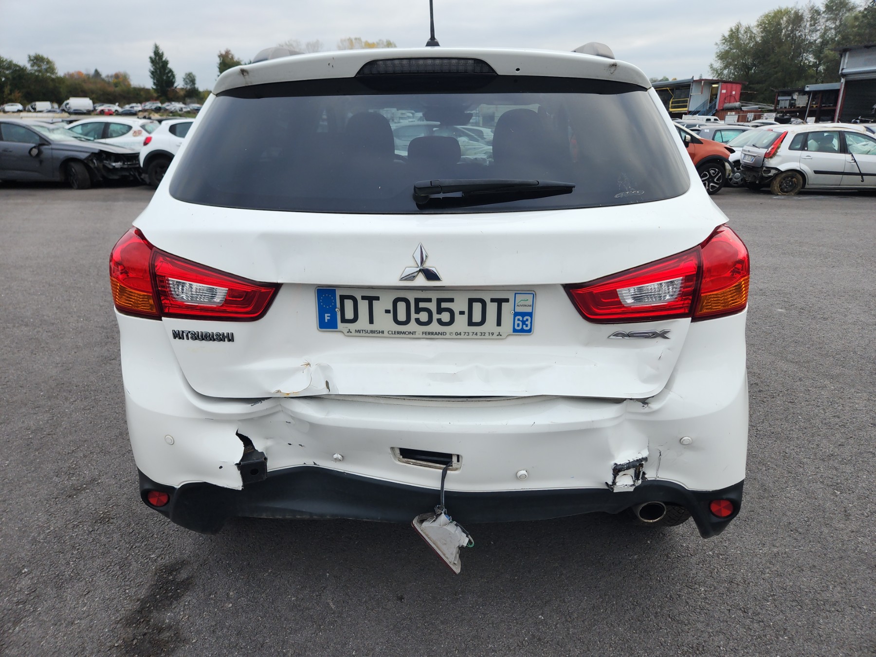 Extension d'aile arriere gauche pour MITSUBISHI ASX 1 PHASE 2 Extension d'aile arriere gauche pour MITSUBISHI ASX 1 PHASE 2
