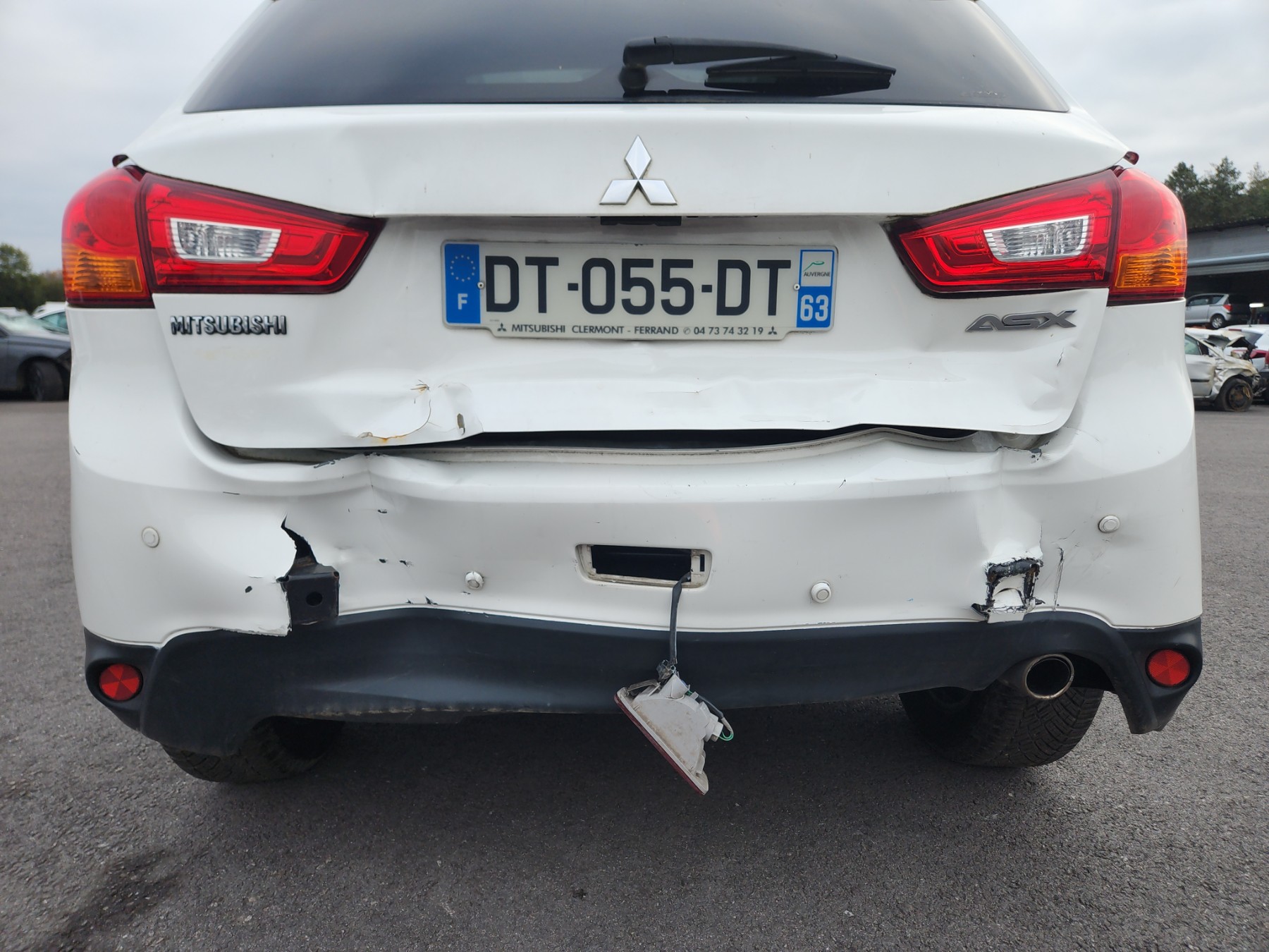 Extension d'aile arriere gauche pour MITSUBISHI ASX 1 PHASE 2 Extension d'aile arriere gauche pour MITSUBISHI ASX 1 PHASE 2