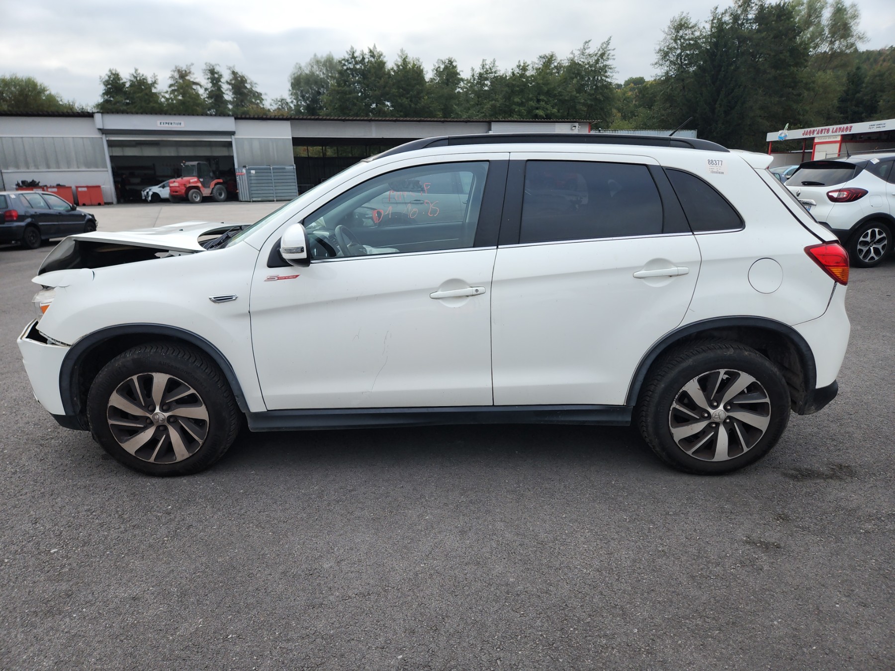 Extension d'aile arriere gauche pour MITSUBISHI ASX 1 PHASE 2 Extension d'aile arriere gauche pour MITSUBISHI ASX 1 PHASE 2