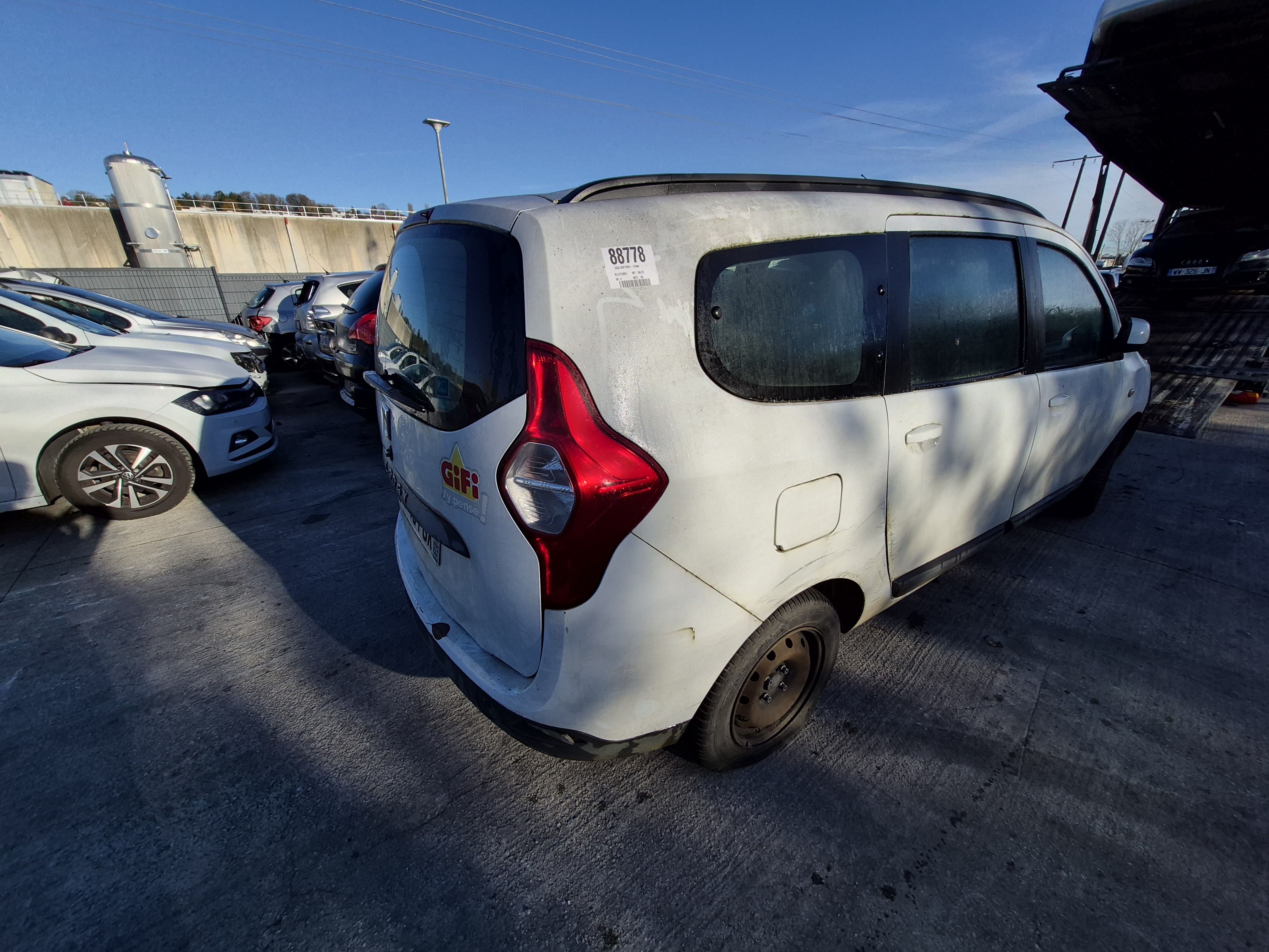 Optique avant principal droit (feux)(phare) pour DACIA LODGY PHASE 1 Optique avant principal droit (feux)(phare) pour DACIA LODGY PHASE 1