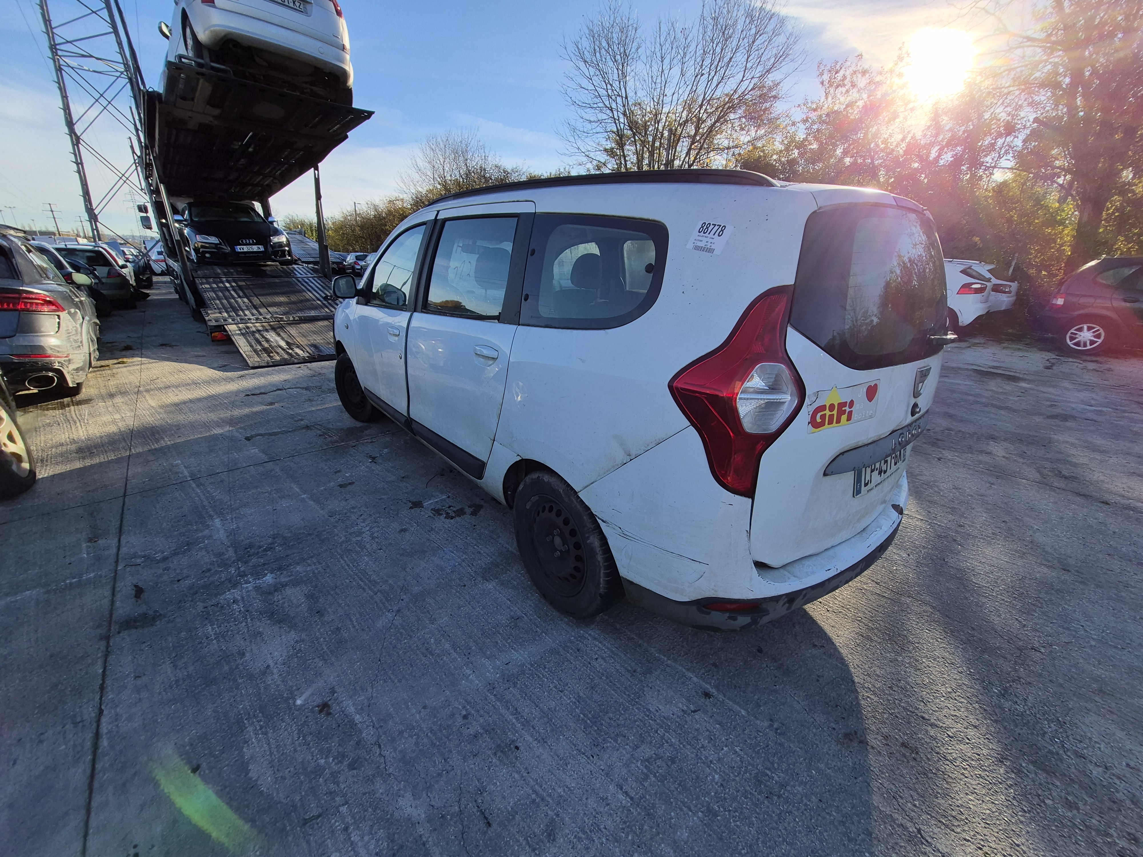 Optique avant principal droit (feux)(phare) pour DACIA LODGY PHASE 1 Optique avant principal droit (feux)(phare) pour DACIA LODGY PHASE 1