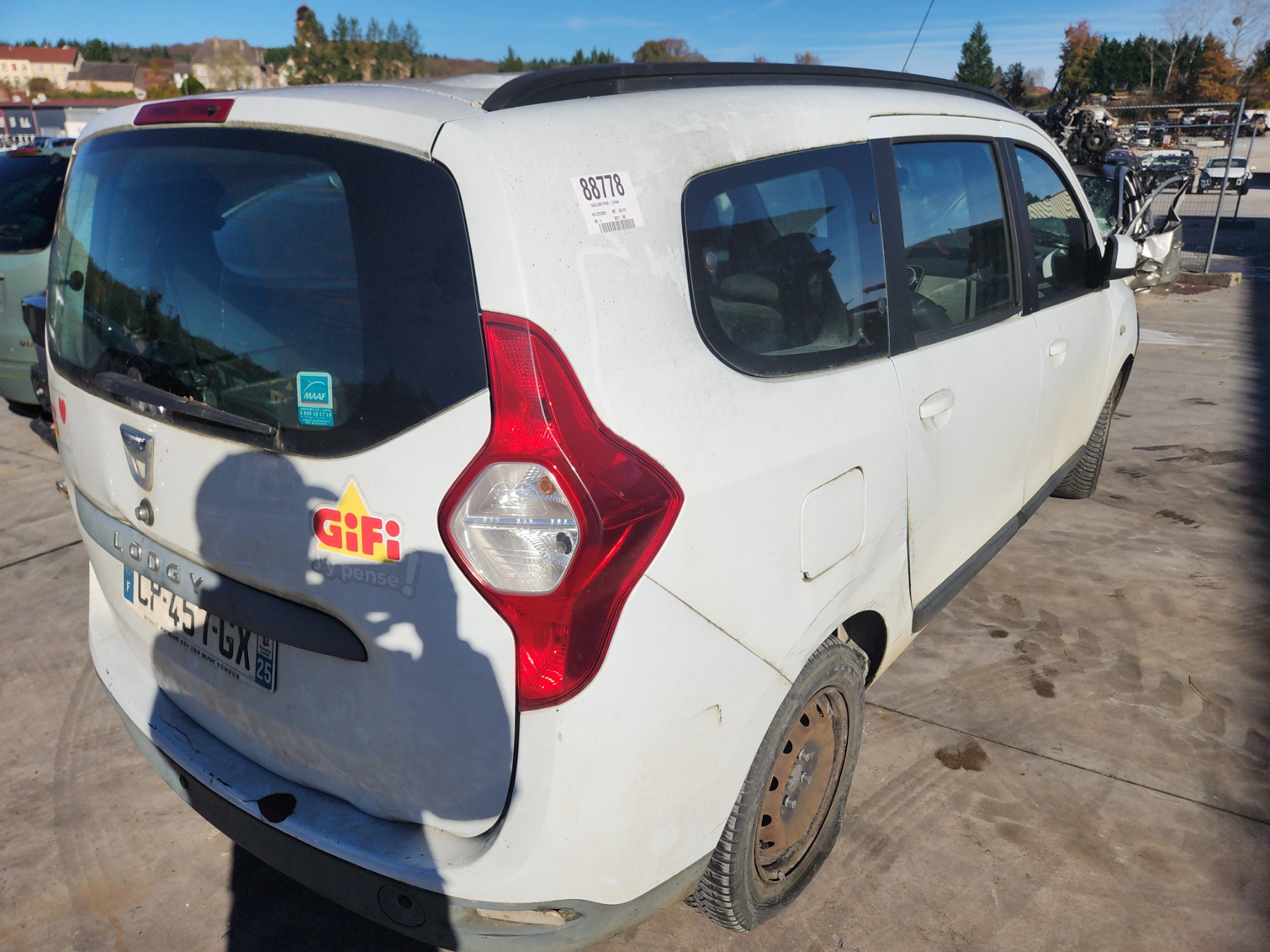 Optique avant principal droit (feux)(phare) pour DACIA LODGY PHASE 1 Optique avant principal droit (feux)(phare) pour DACIA LODGY PHASE 1