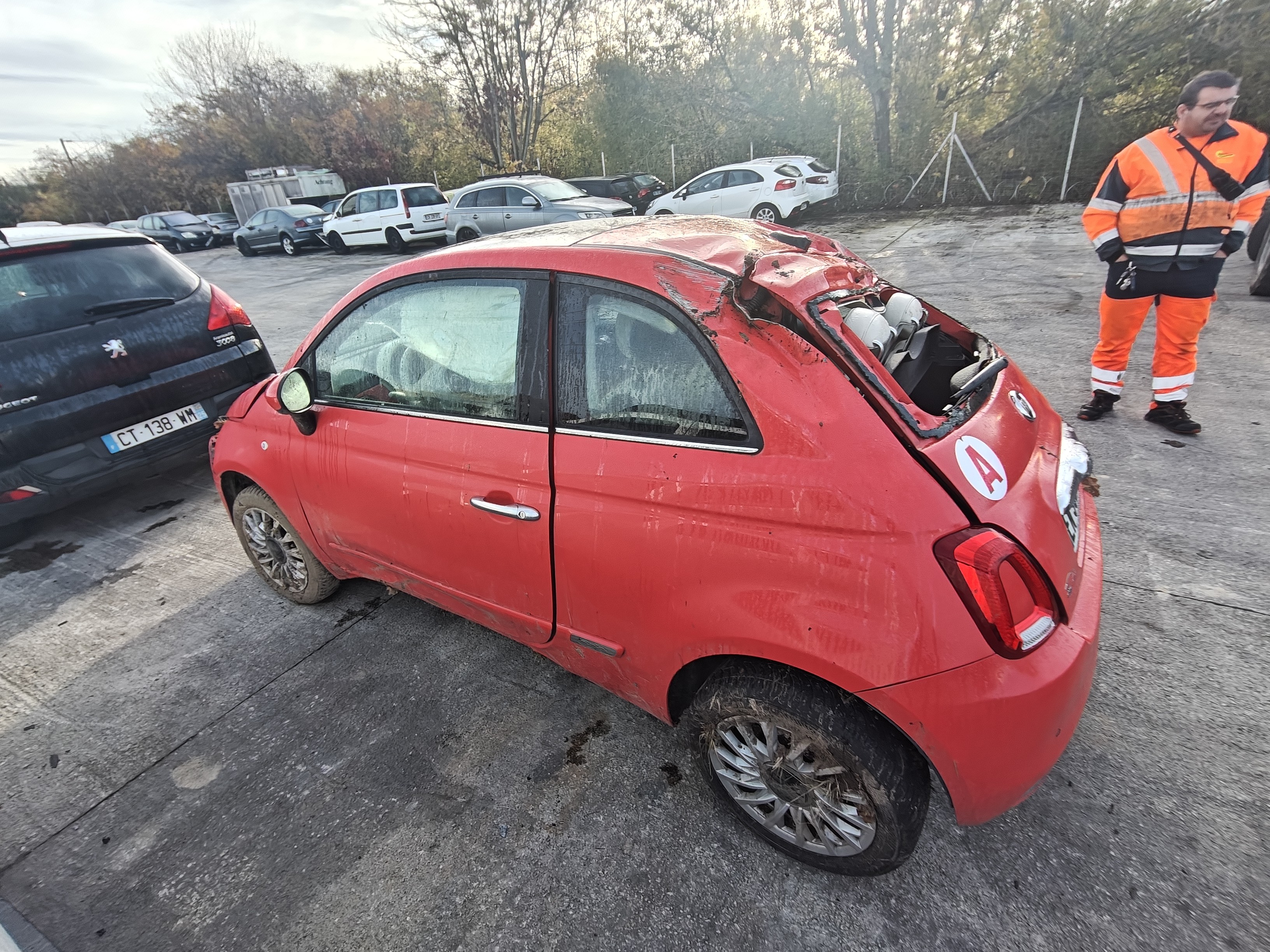 Compteur pour FIAT 500 2 PHASE 2 Compteur pour FIAT 500 2 PHASE 2