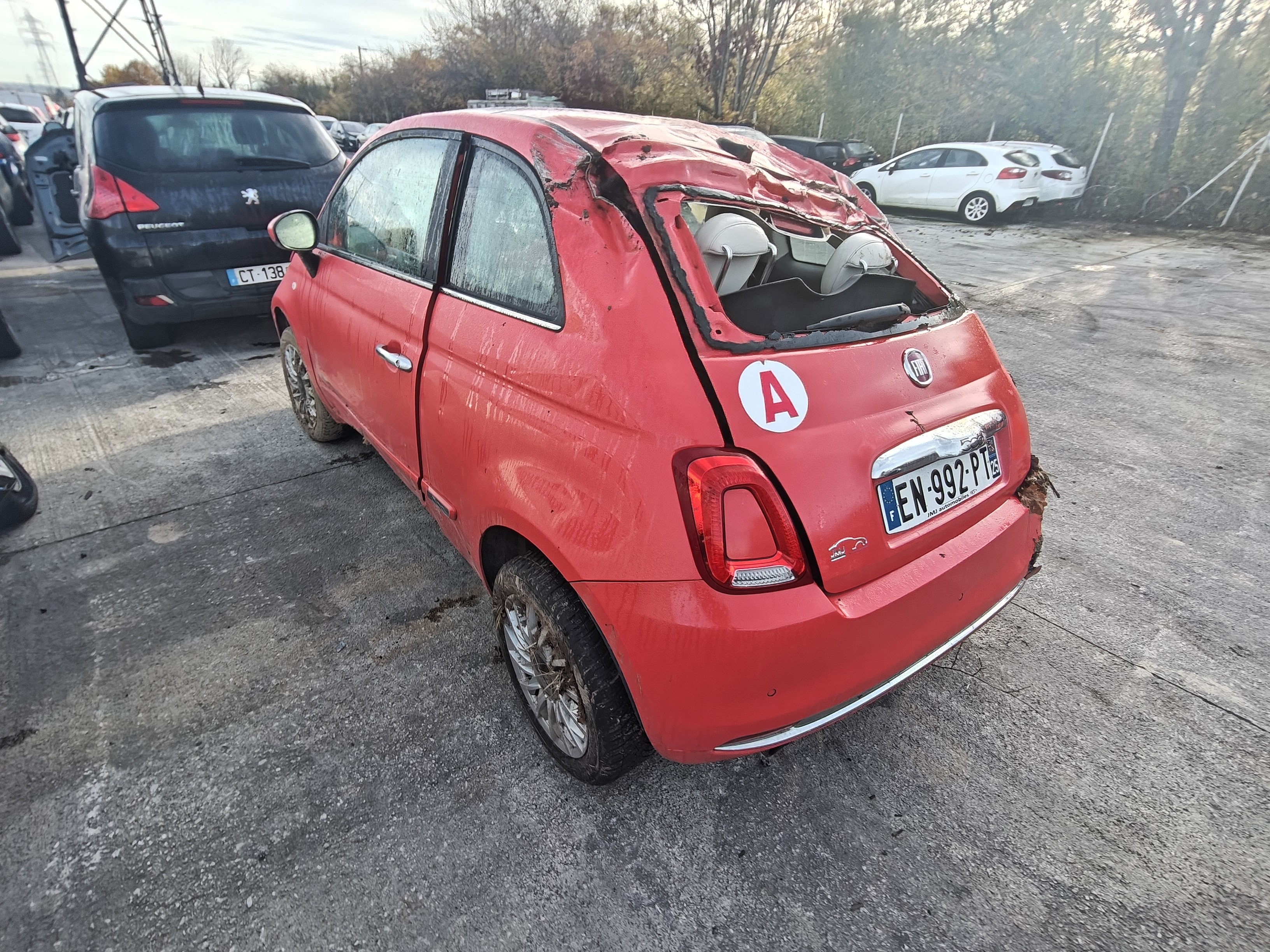 Compteur pour FIAT 500 2 PHASE 2 Compteur pour FIAT 500 2 PHASE 2