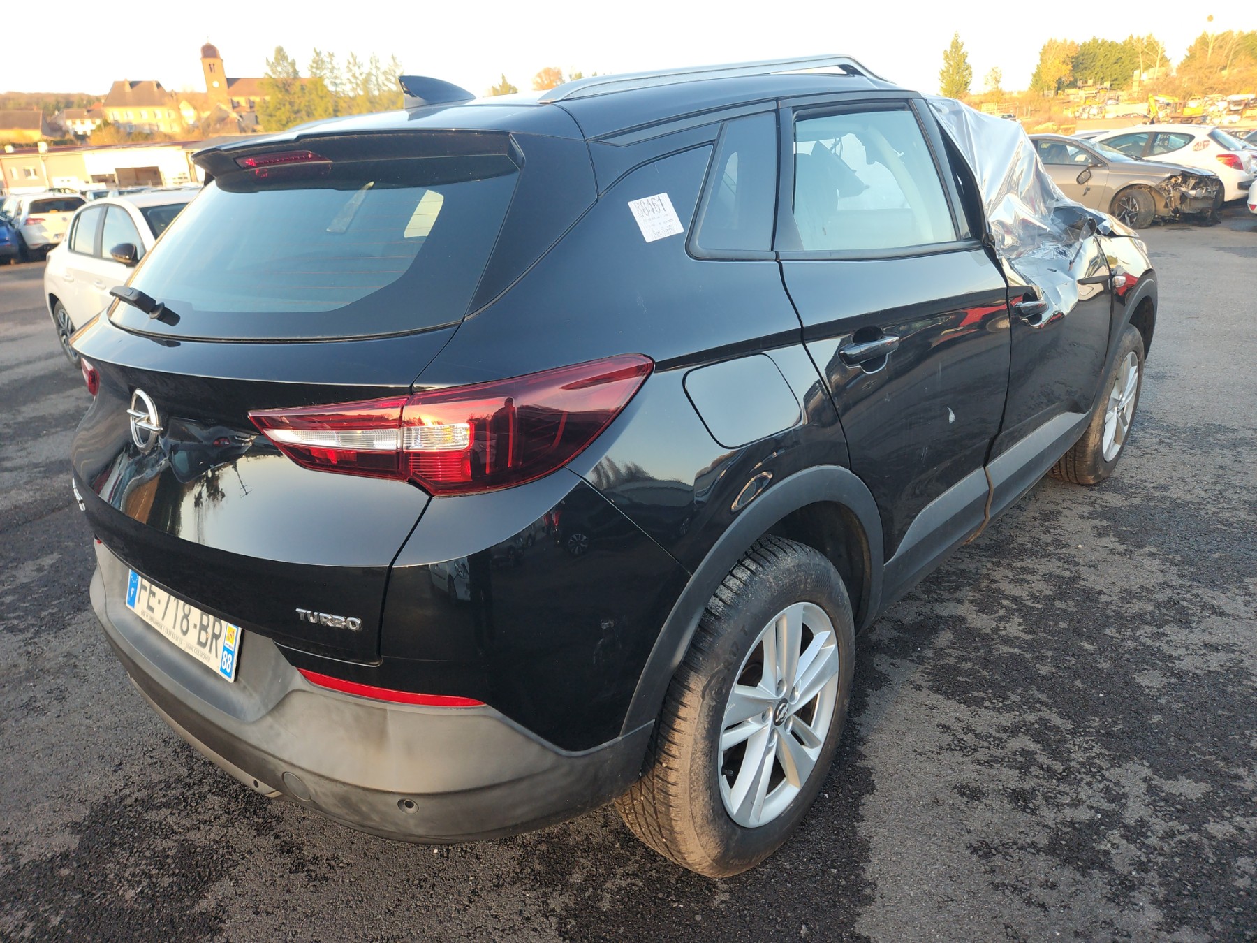 Extension d'aile arriere gauche pour OPEL GRANDLAND X 1 PHASE 2 Extension d'aile arriere gauche pour OPEL GRANDLAND X 1 PHASE 2
