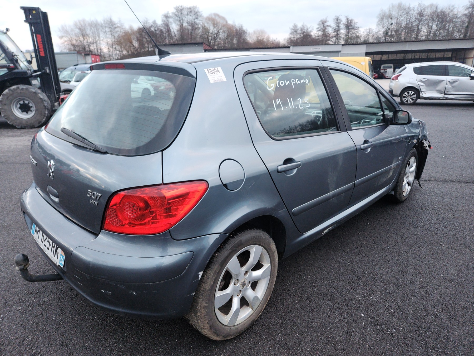 Aile avant gauche pour PEUGEOT 307 PHASE 2 Aile avant gauche pour PEUGEOT 307 PHASE 2