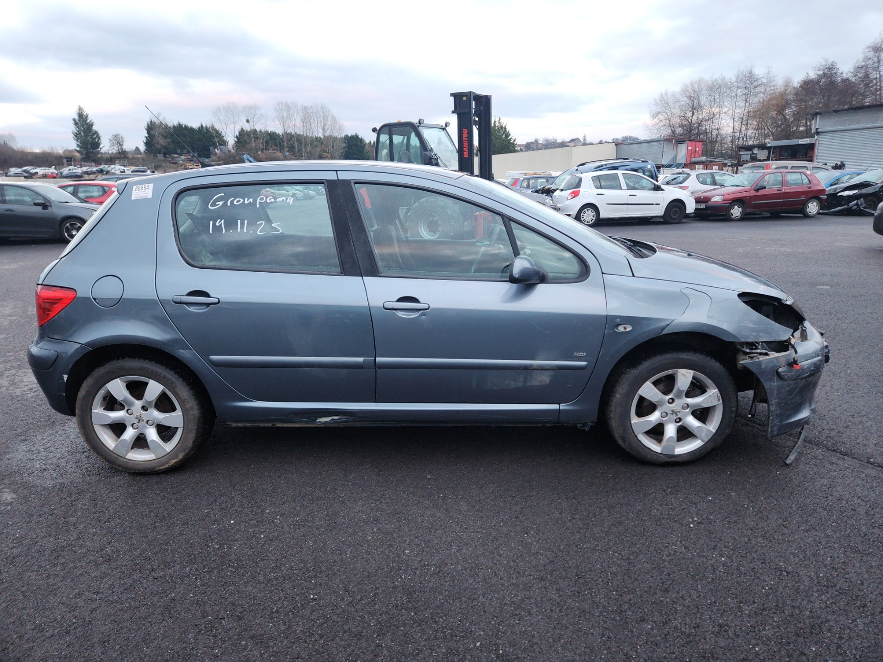 Aile avant gauche pour PEUGEOT 307 PHASE 2 Aile avant gauche pour PEUGEOT 307 PHASE 2