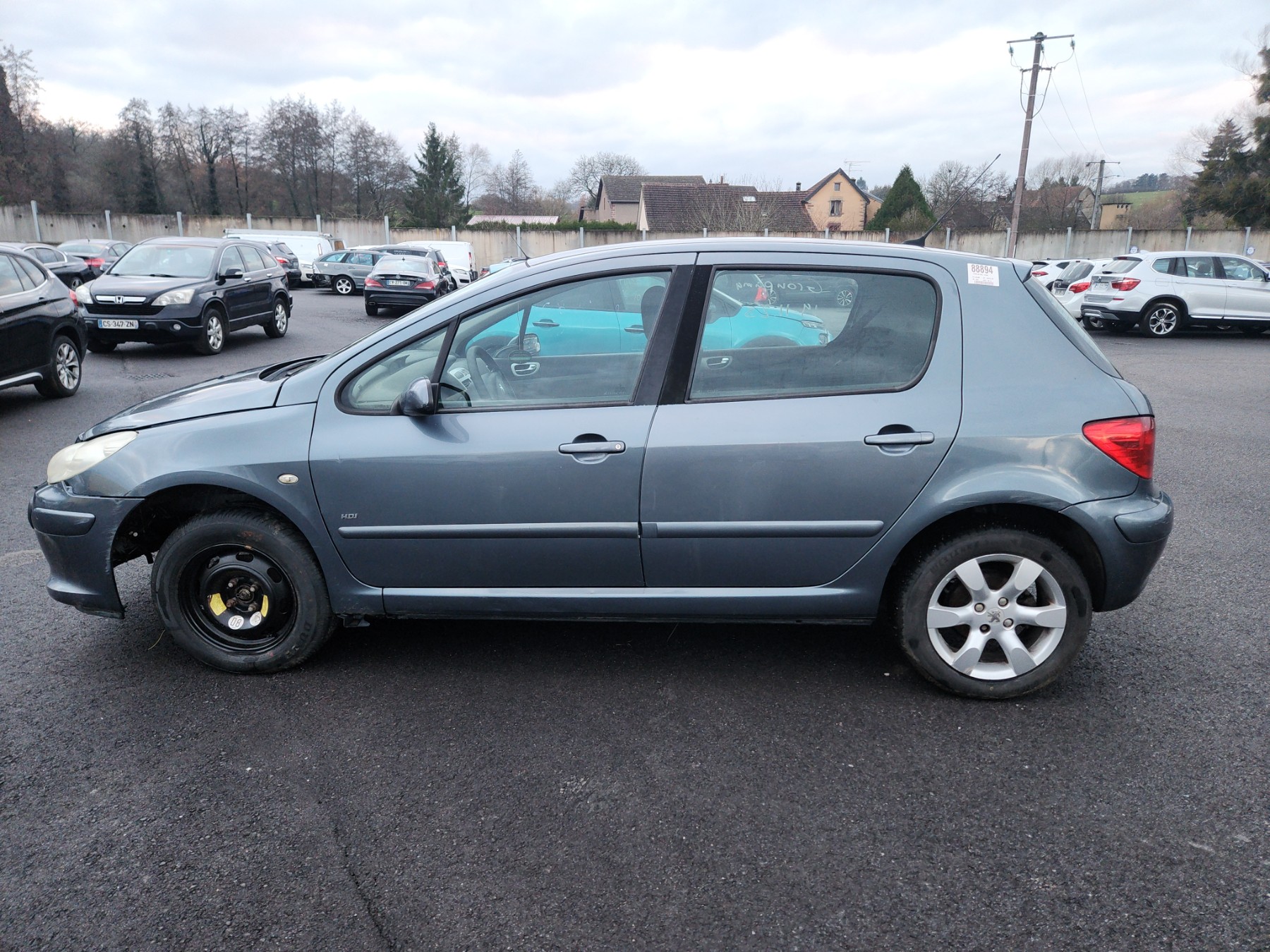 Aile avant gauche pour PEUGEOT 307 PHASE 2 Aile avant gauche pour PEUGEOT 307 PHASE 2