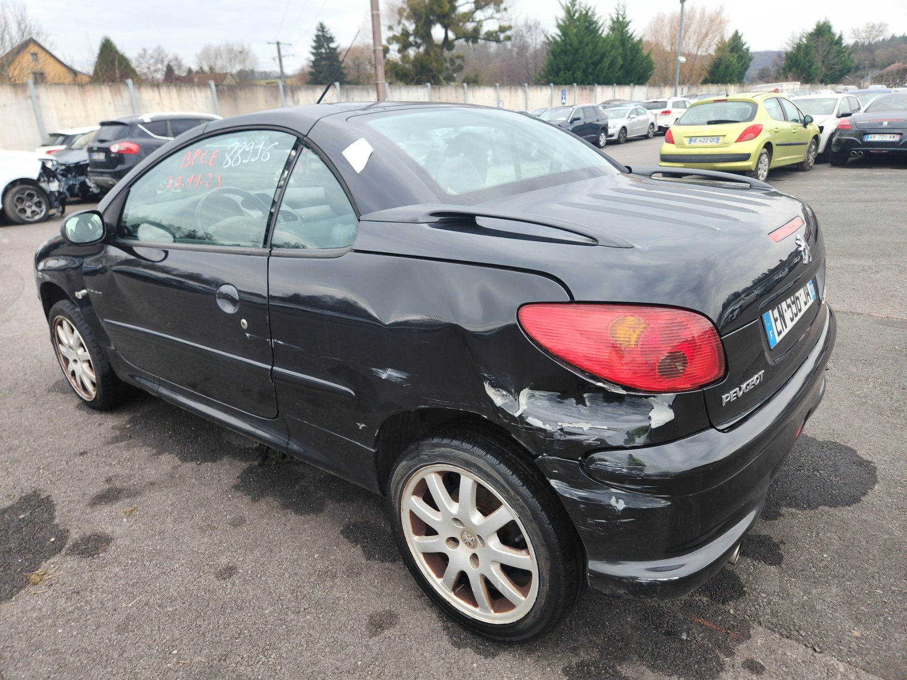 Pare choc avant pour PEUGEOT 206 PHASE 2 CABRIOLET Pare choc avant pour PEUGEOT 206 PHASE 2 CABRIOLET