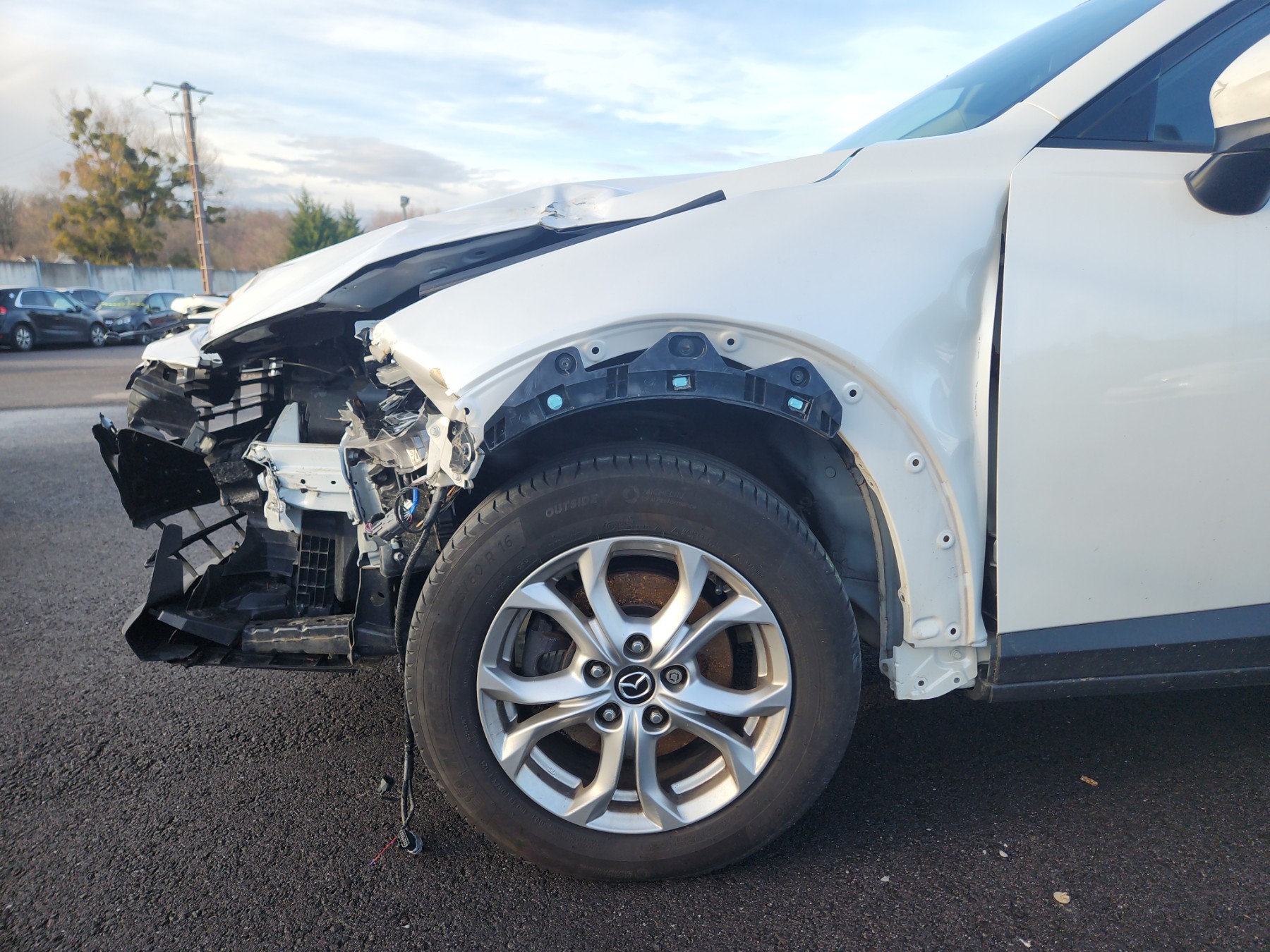 Aile avant droit pour MAZDA CX3 PHASE 1 Aile avant droit pour MAZDA CX3 PHASE 1