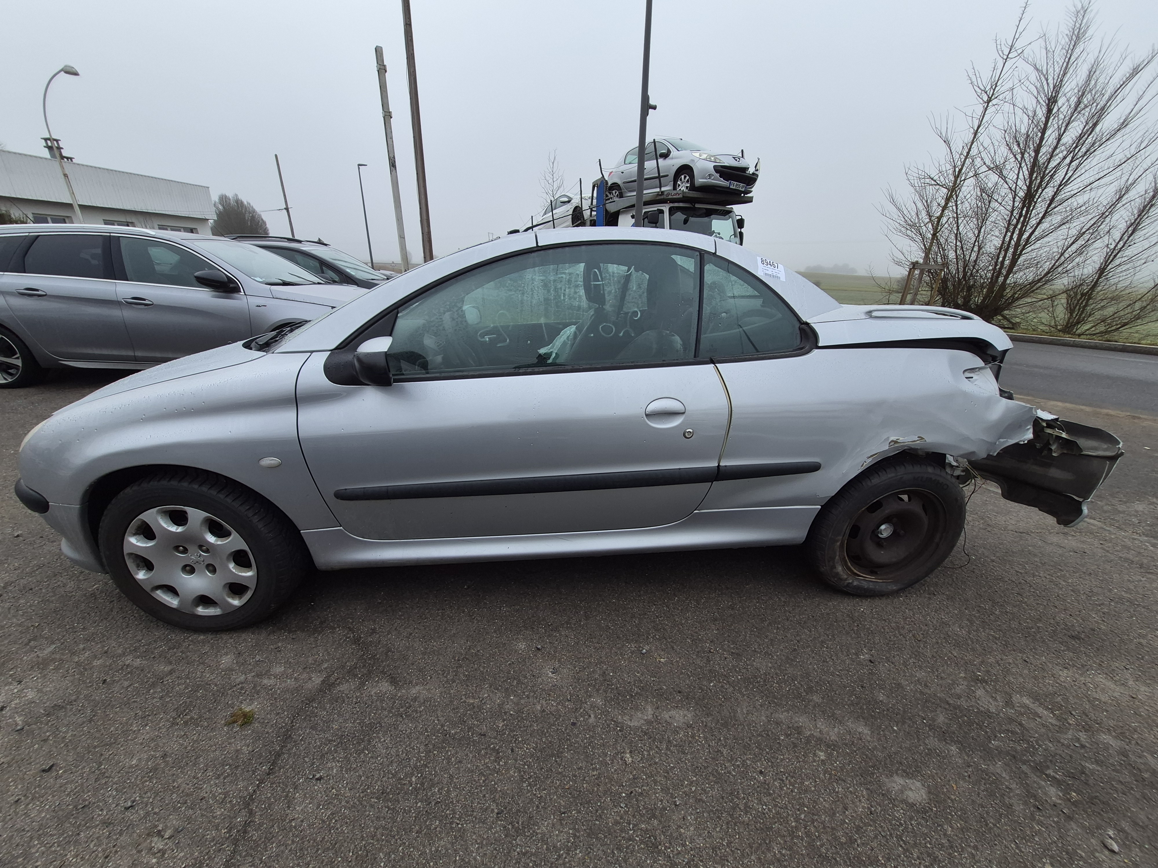 Optique avant principal gauche (feux)(phare) pour PEUGEOT 206 PHASE 1 CABRIOLET Optique avant principal gauche (feux)(phare) pour PEUGEOT 206 PHASE 1 CABRIOLET