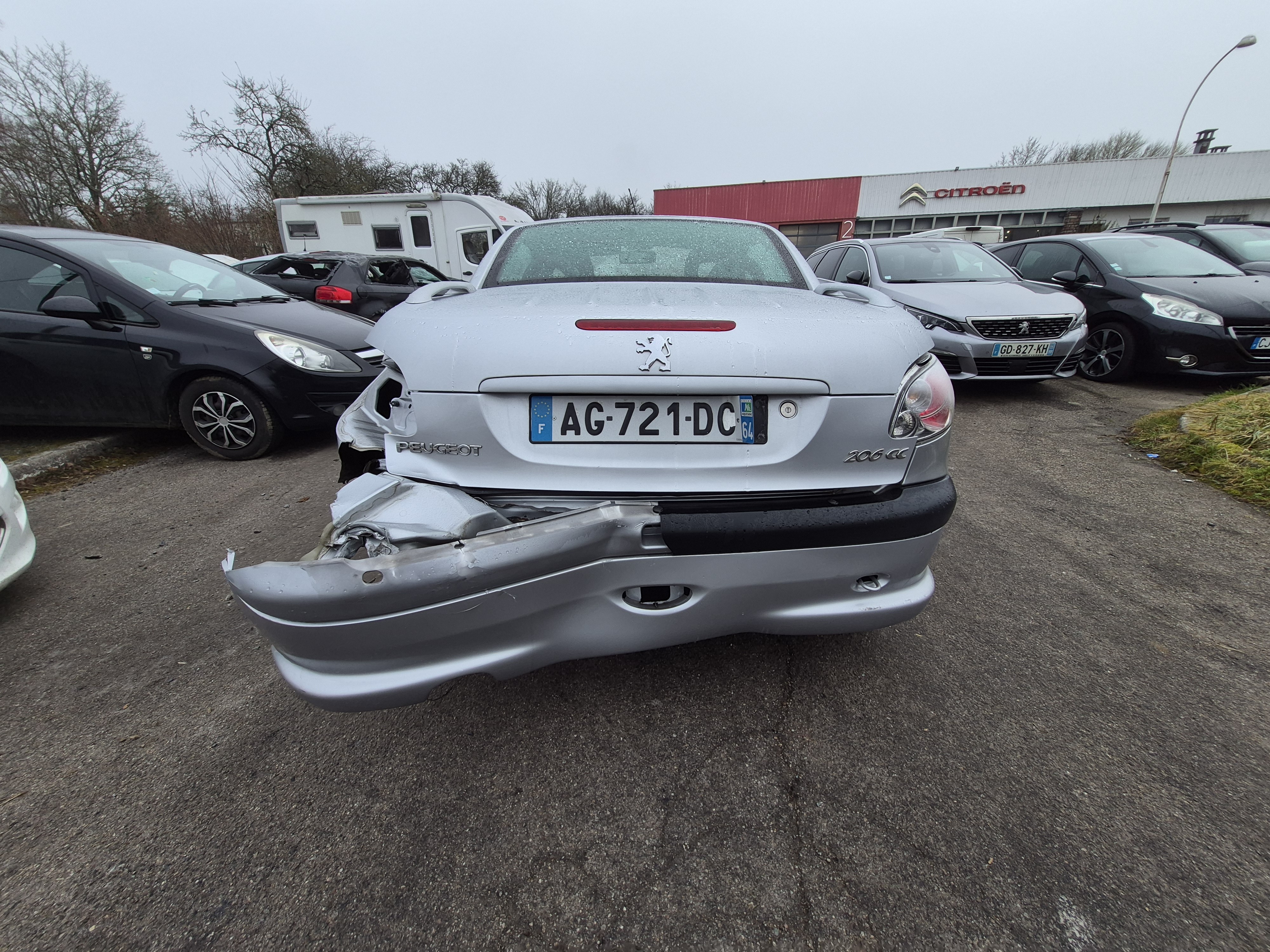 Optique avant principal gauche (feux)(phare) pour PEUGEOT 206 PHASE 1 CABRIOLET Optique avant principal gauche (feux)(phare) pour PEUGEOT 206 PHASE 1 CABRIOLET