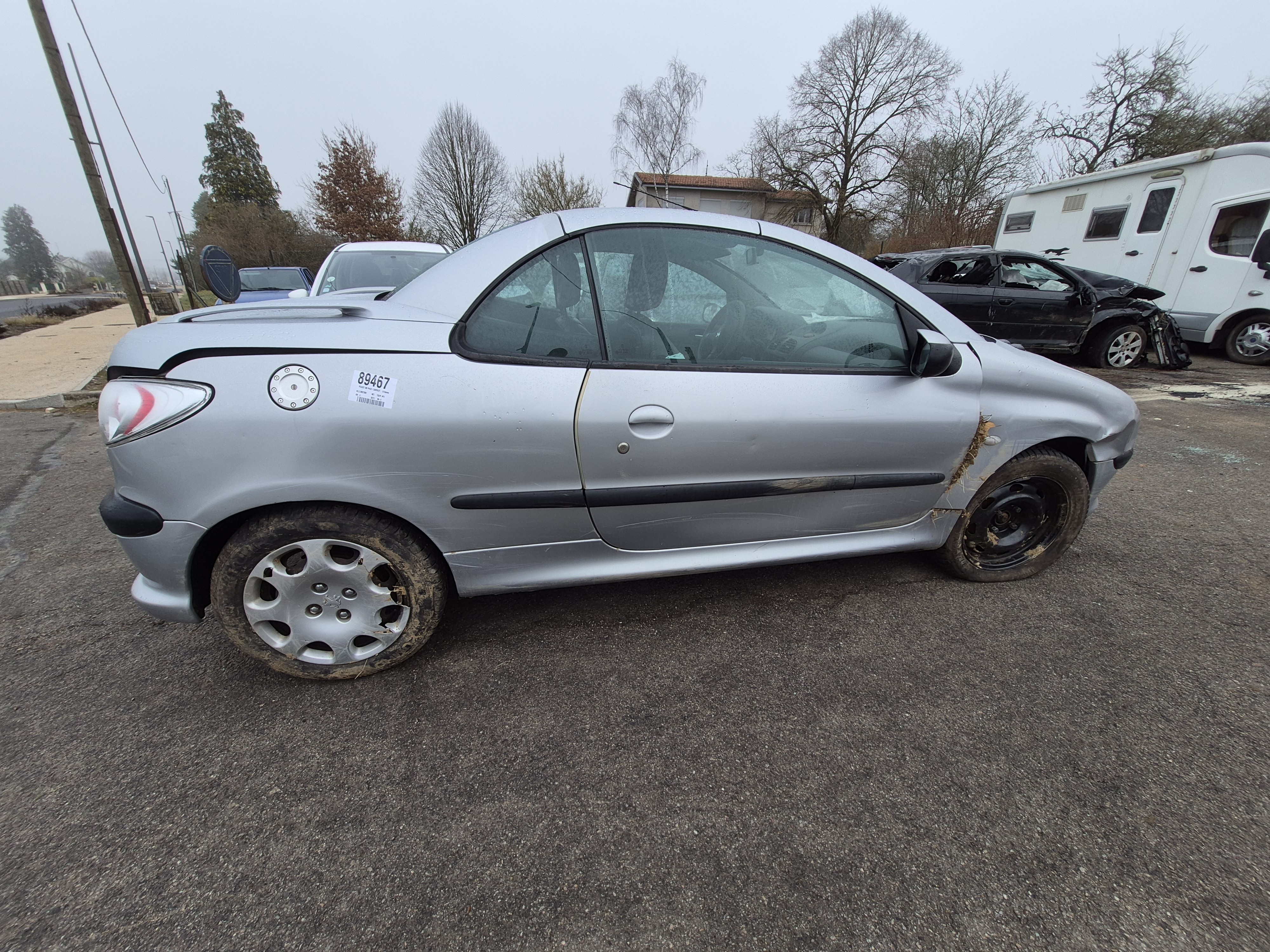 Optique avant principal gauche (feux)(phare) pour PEUGEOT 206 PHASE 1 CABRIOLET Optique avant principal gauche (feux)(phare) pour PEUGEOT 206 PHASE 1 CABRIOLET